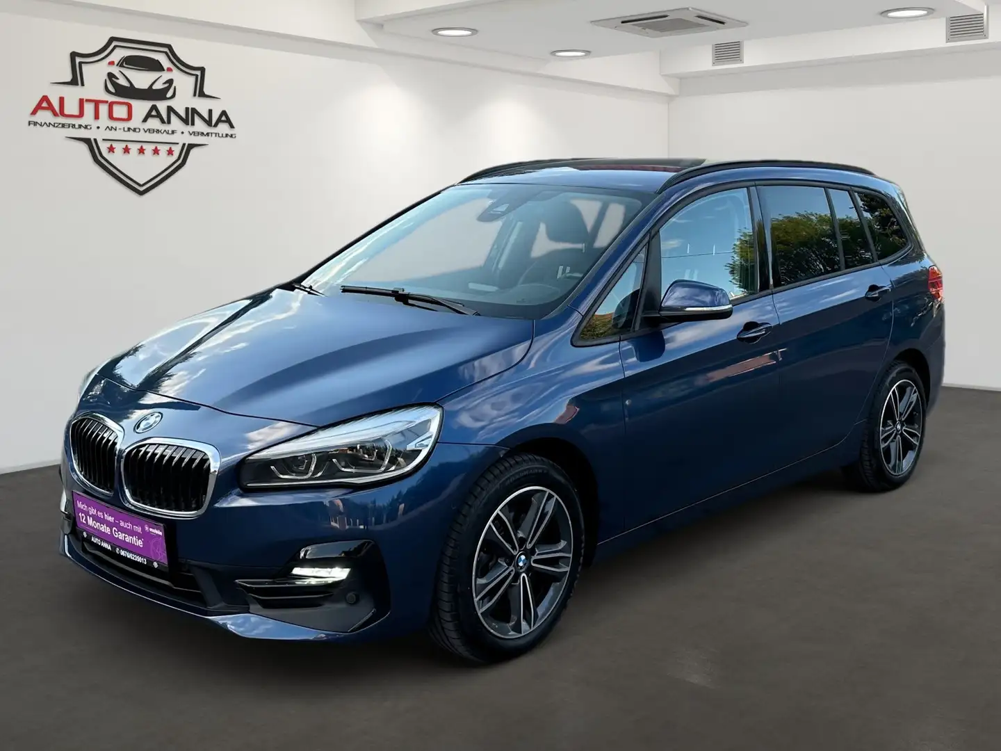 BMW 218 2,0D Grand Tourer Aut.**Finanzierung möglich** Se Blau - 1