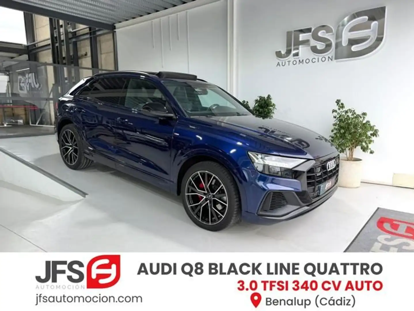 Audi Q8 Black Line Quattro 3.0 TFSI 340 CV Azul - 1