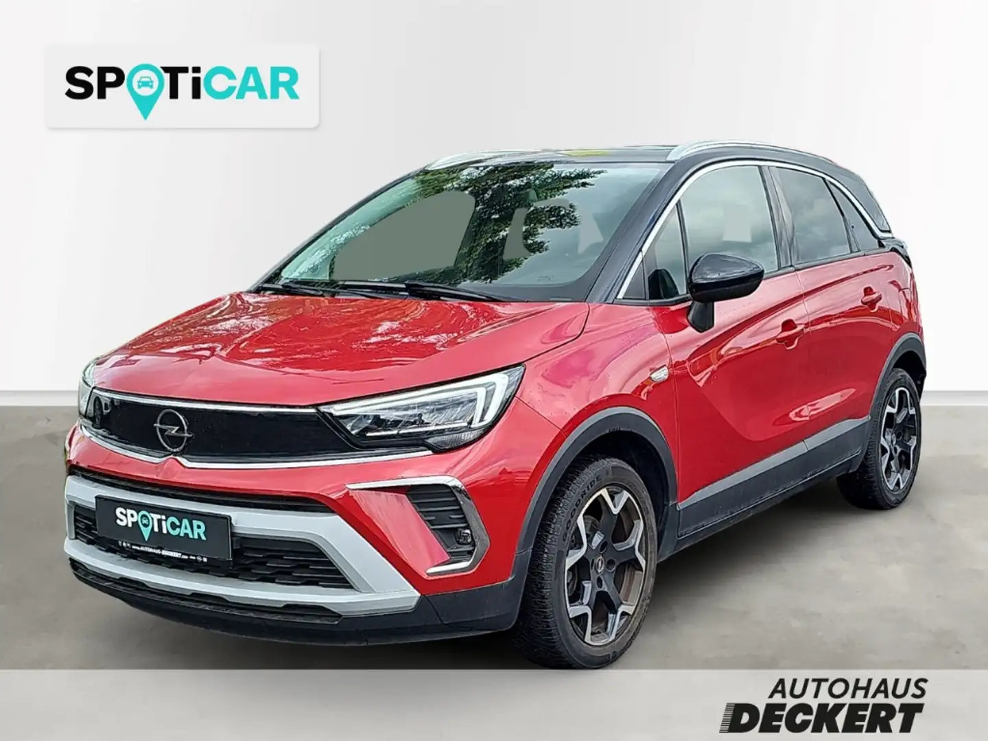 Opel Crossland GS Line 1.2 Turbo Automatik EU6d Rojo - 1