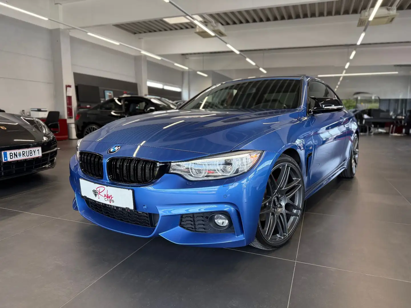 BMW 420 4er Coupe 420d Azul - 1
