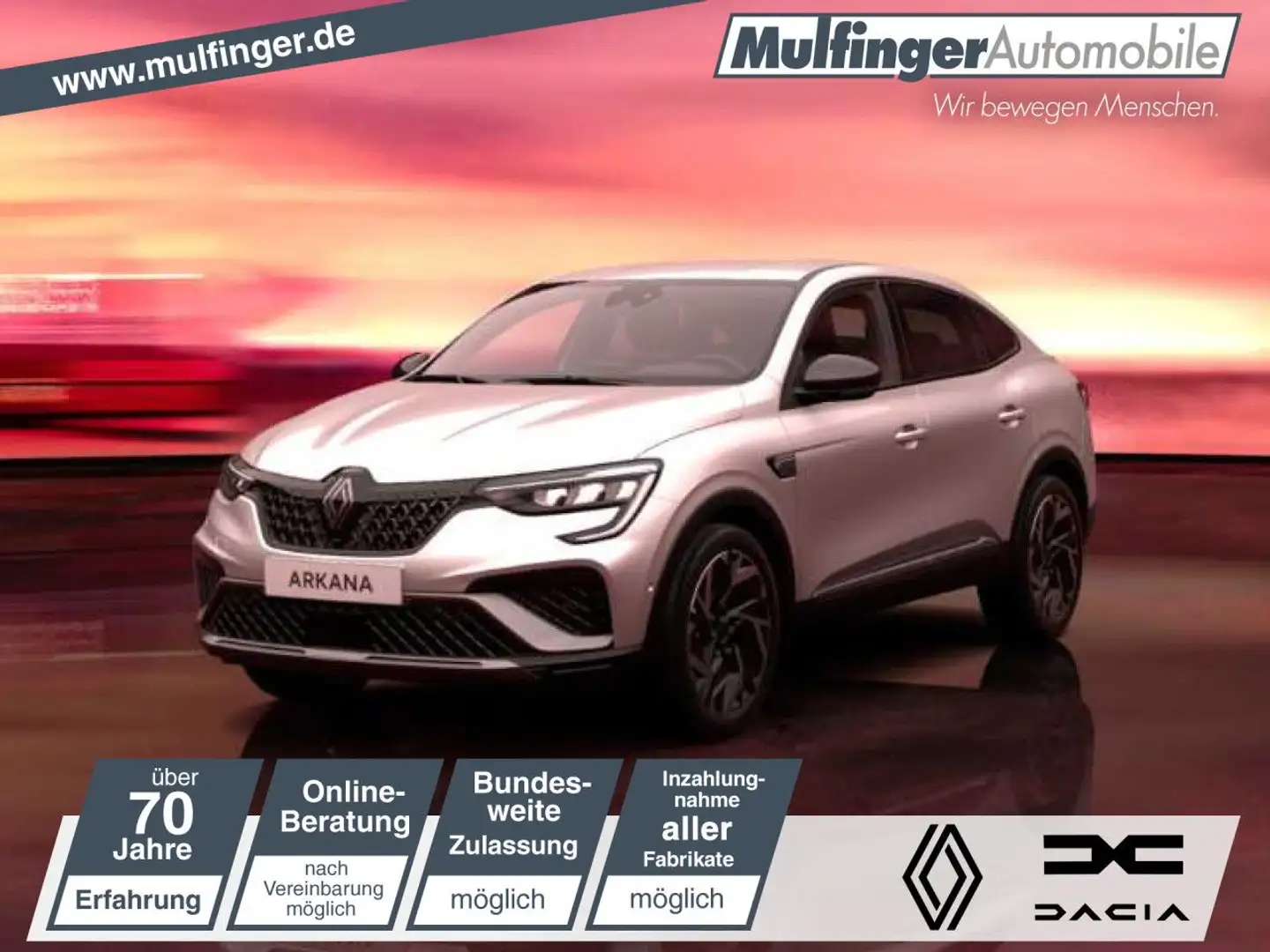 Renault Arkana ESPRIT ALPINE Mild Hybrid 160 EDC SHZ Klimaaut. Blanc - 1