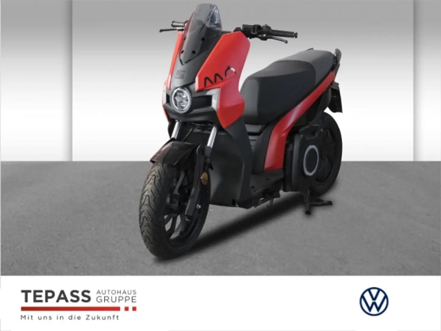 SEAT MO eScooter 125 100 Elektrisch Daring Red Roşu - 1