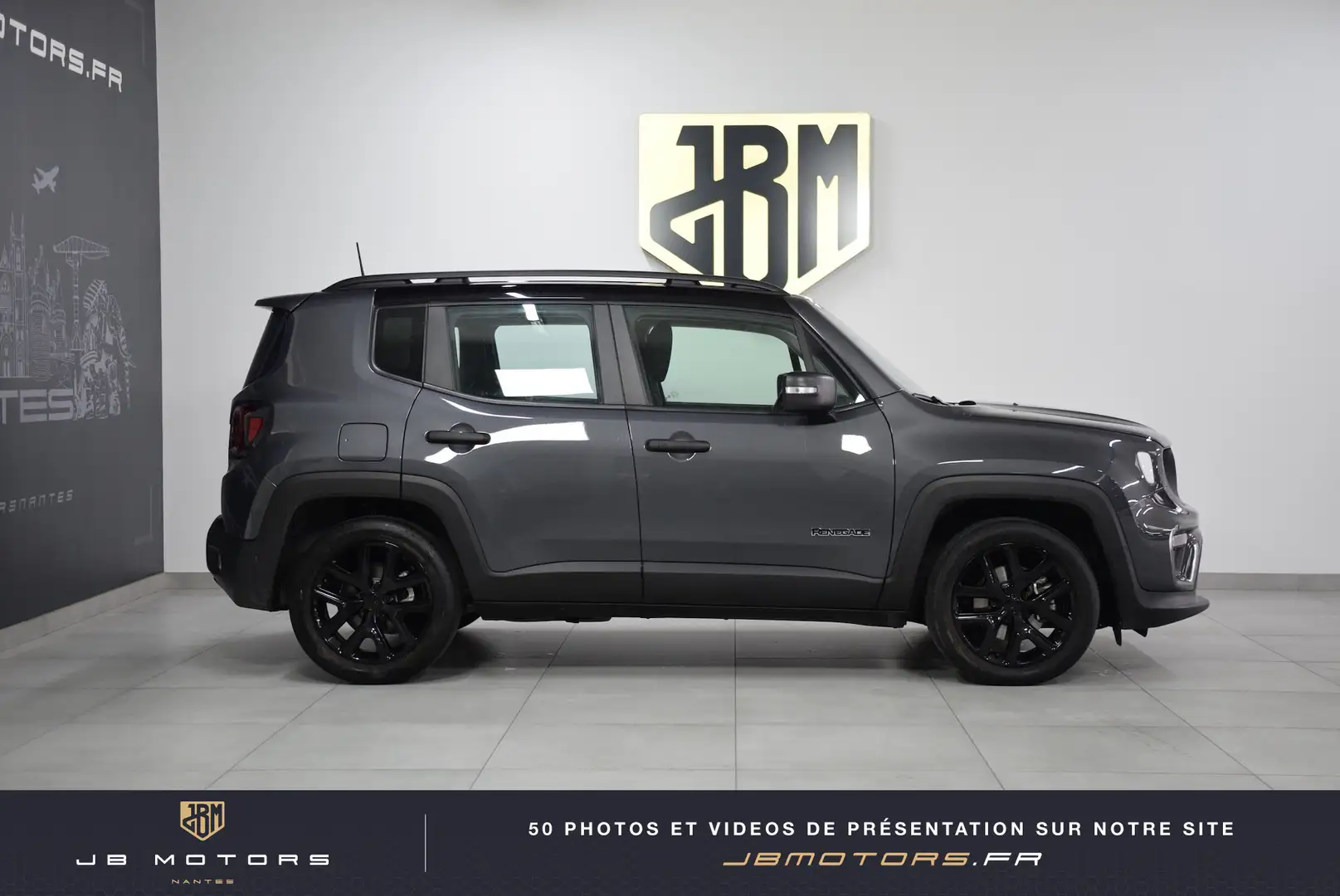 Jeep Renegade 1.5 Turbo T4 130 ch BVR7 e-Hybrid Summit Gris - 2