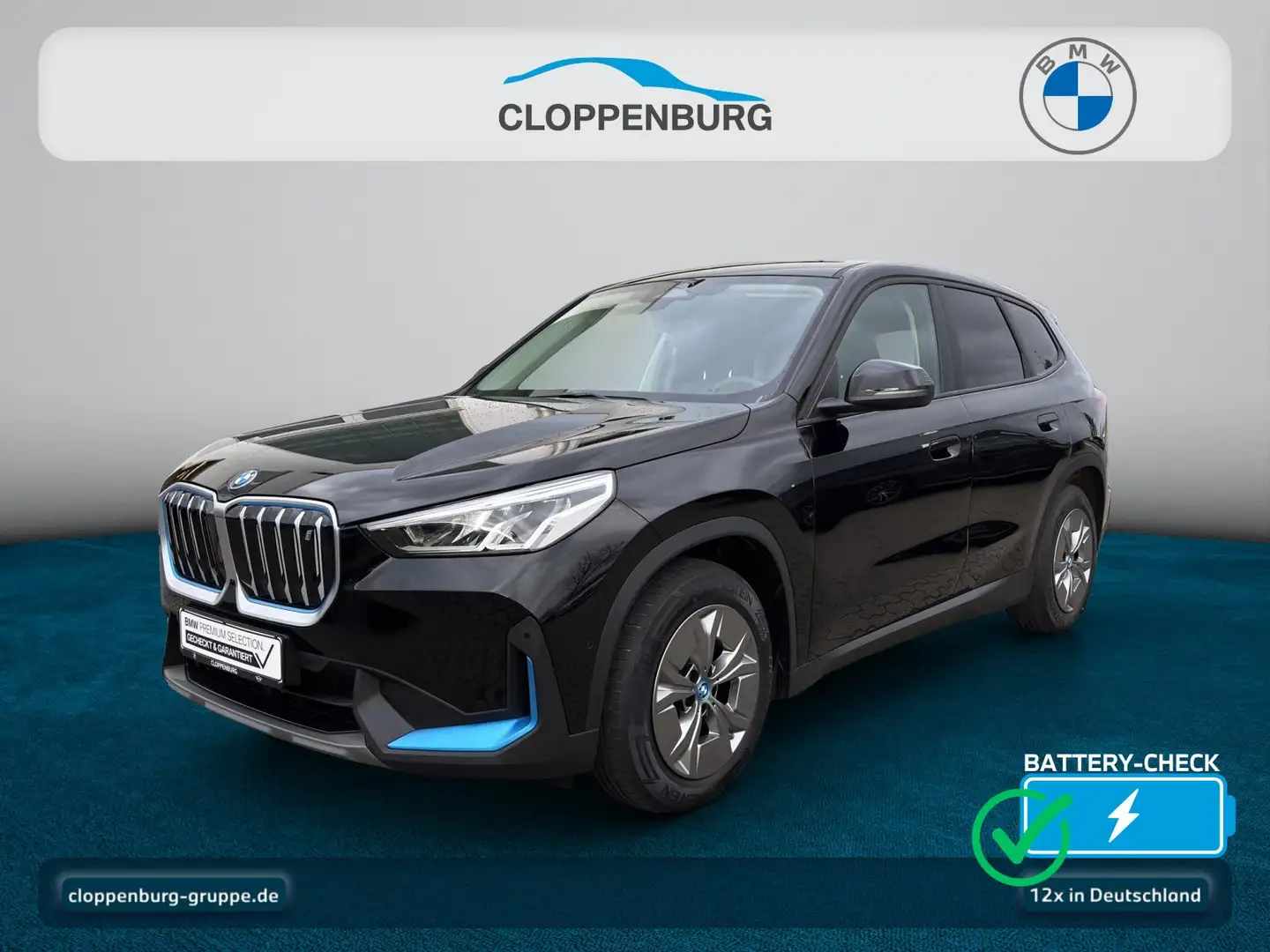 BMW iX1 xDrive30 Navi+SHZ+HiFi+Klimaaut.+LED+Ambi+BT Schwarz - 1