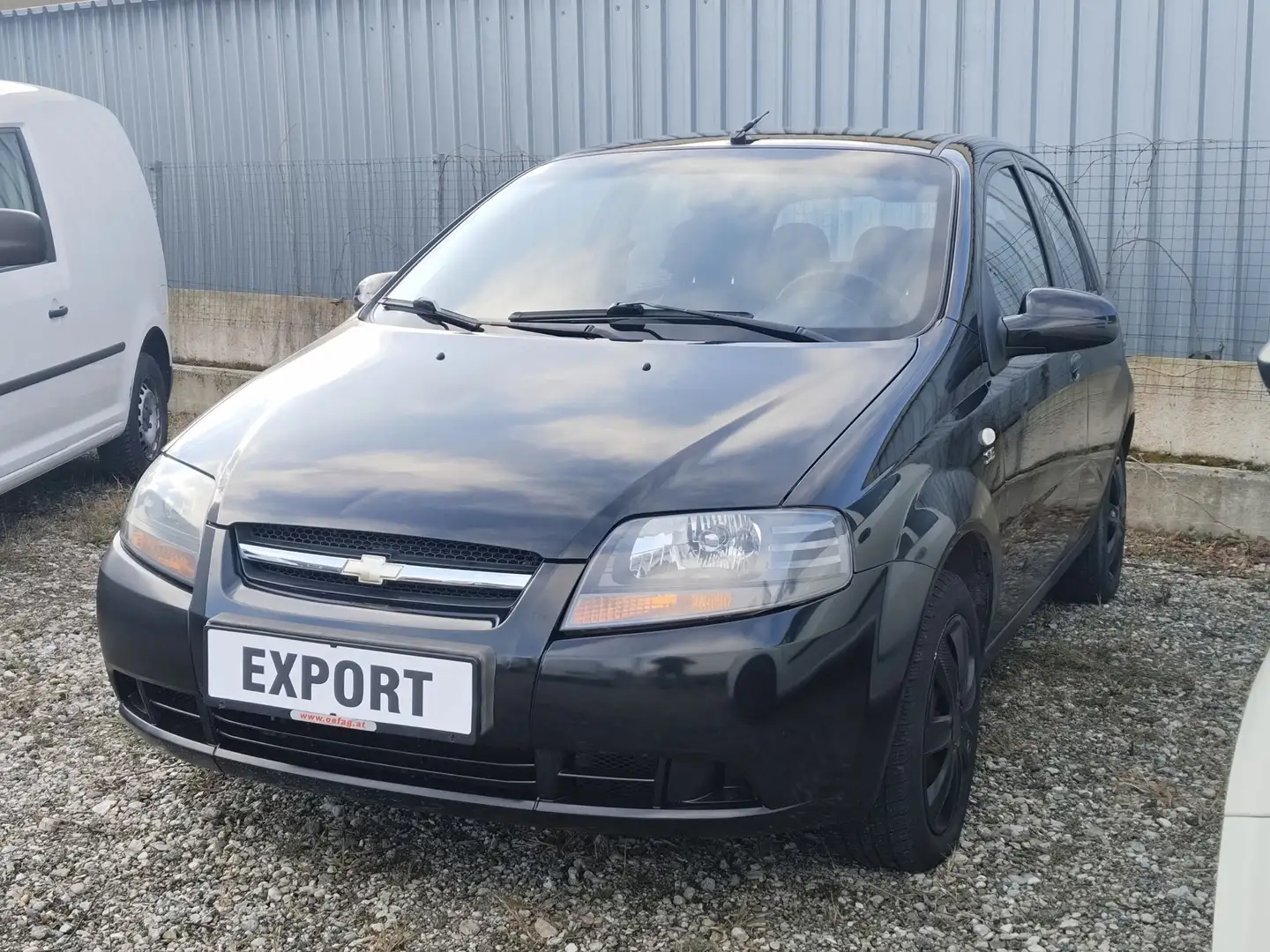 Chevrolet Kalos 1.2 SE *PICKERL IM ÜBERZUG*KLIMA*NUR 94tkm* Schwarz - 2