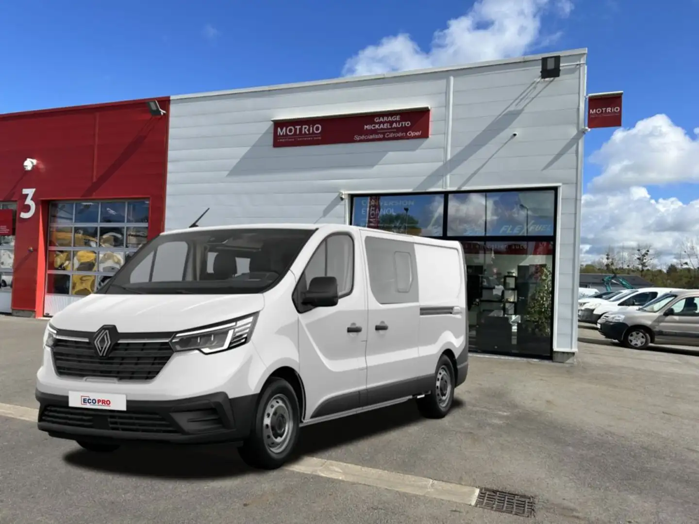 Renault Trafic Van L2H1 Cabine Approfondie 6 Places Advance 3T Bl Blanc - 1