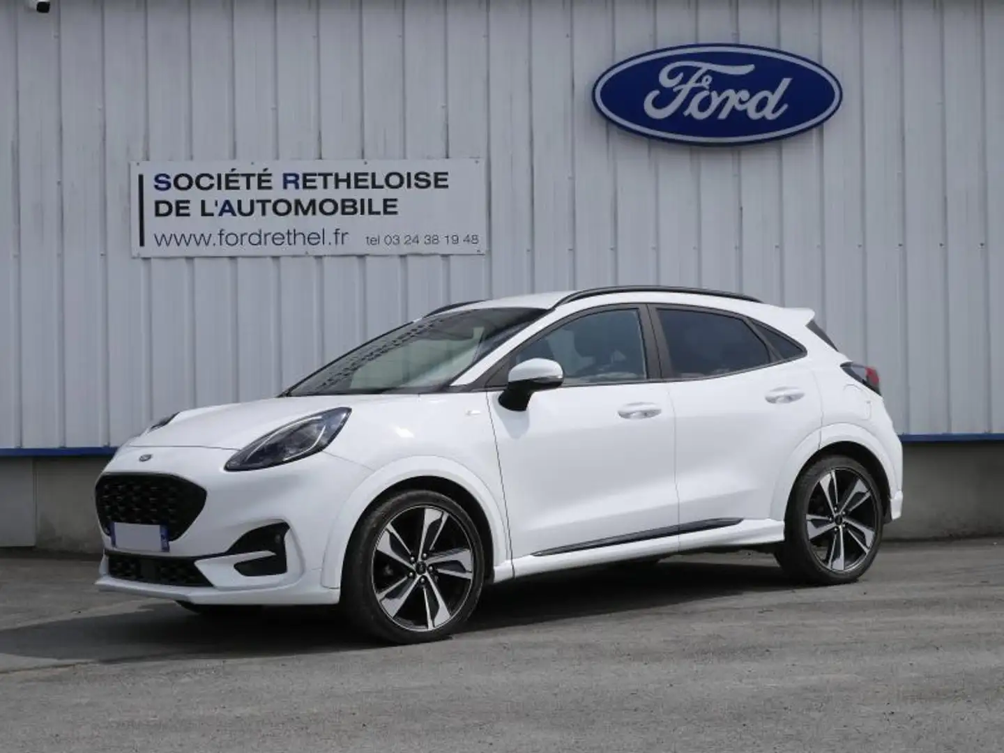 Ford Puma 1.0 EcoBoost 125ch mHEV ST-Line X Blanc - 1