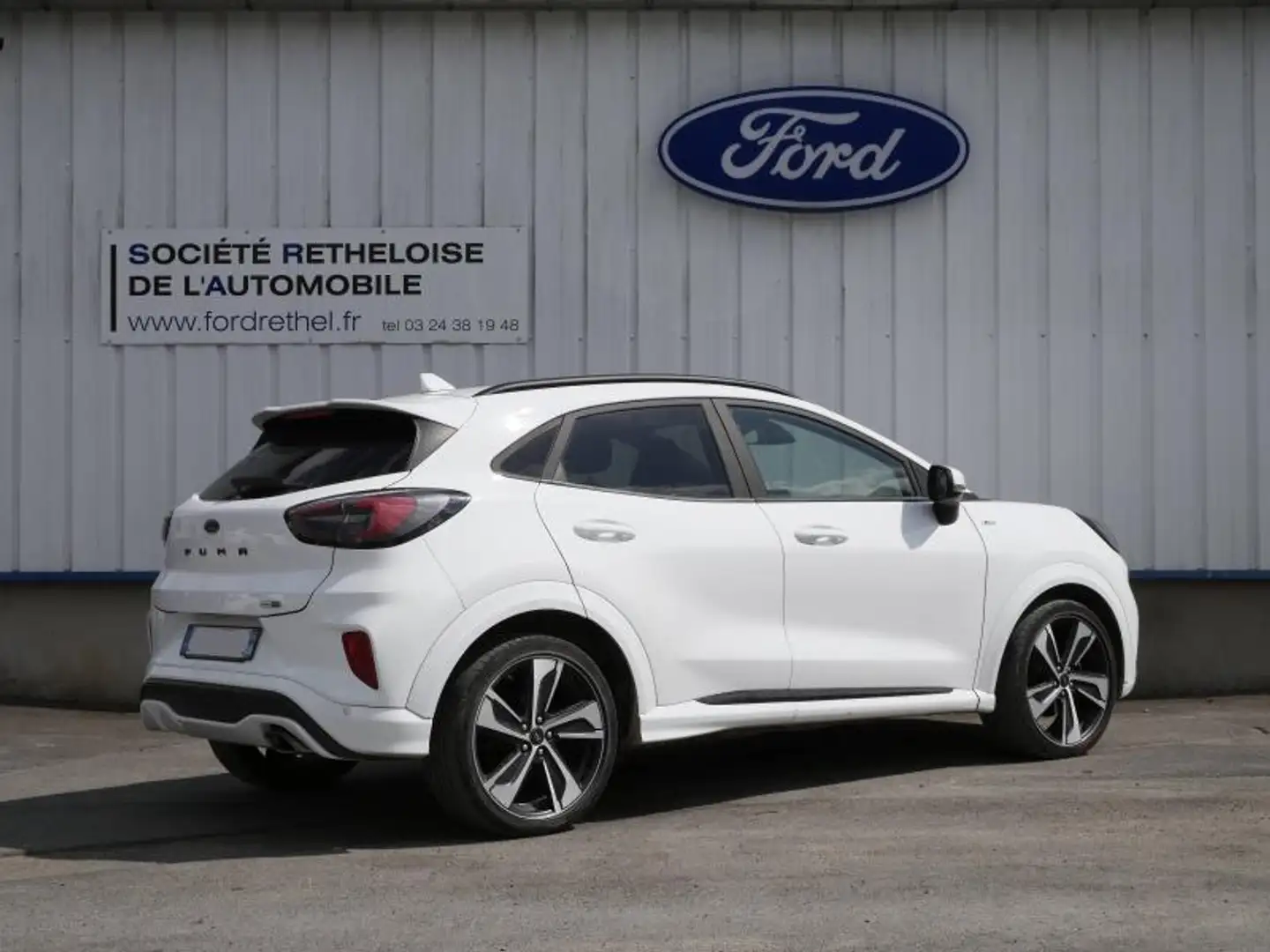 Ford Puma 1.0 EcoBoost 125ch mHEV ST-Line X Blanc - 2