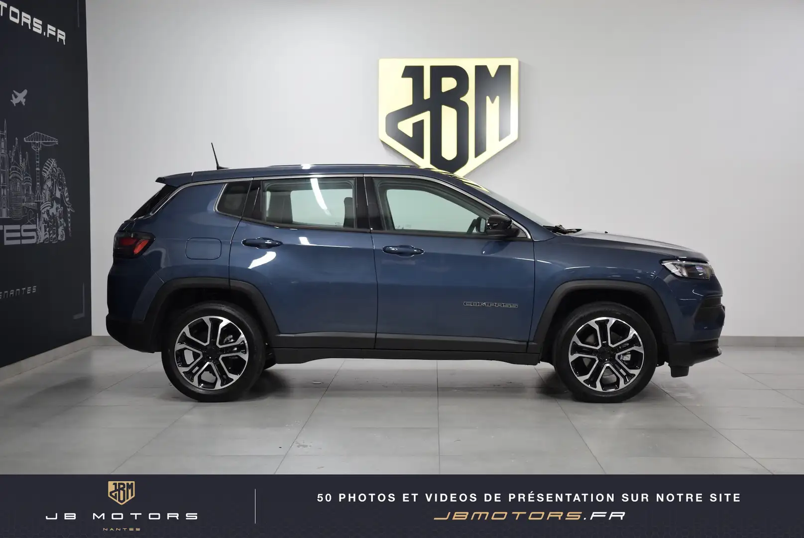 Jeep Compass 1.5 Turbo T4 130 ch BVR7 e-Hybrid Altitude + pack premium Bleu - 2