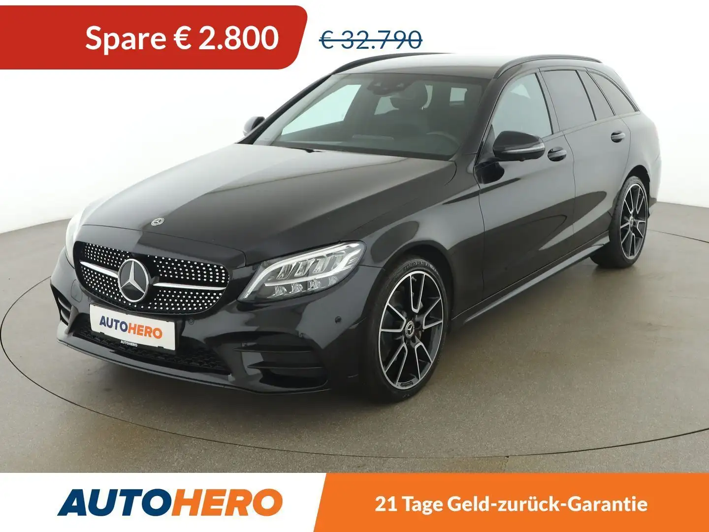 Mercedes-Benz C 220 C 220 d T AMG Line Schwarz - 1