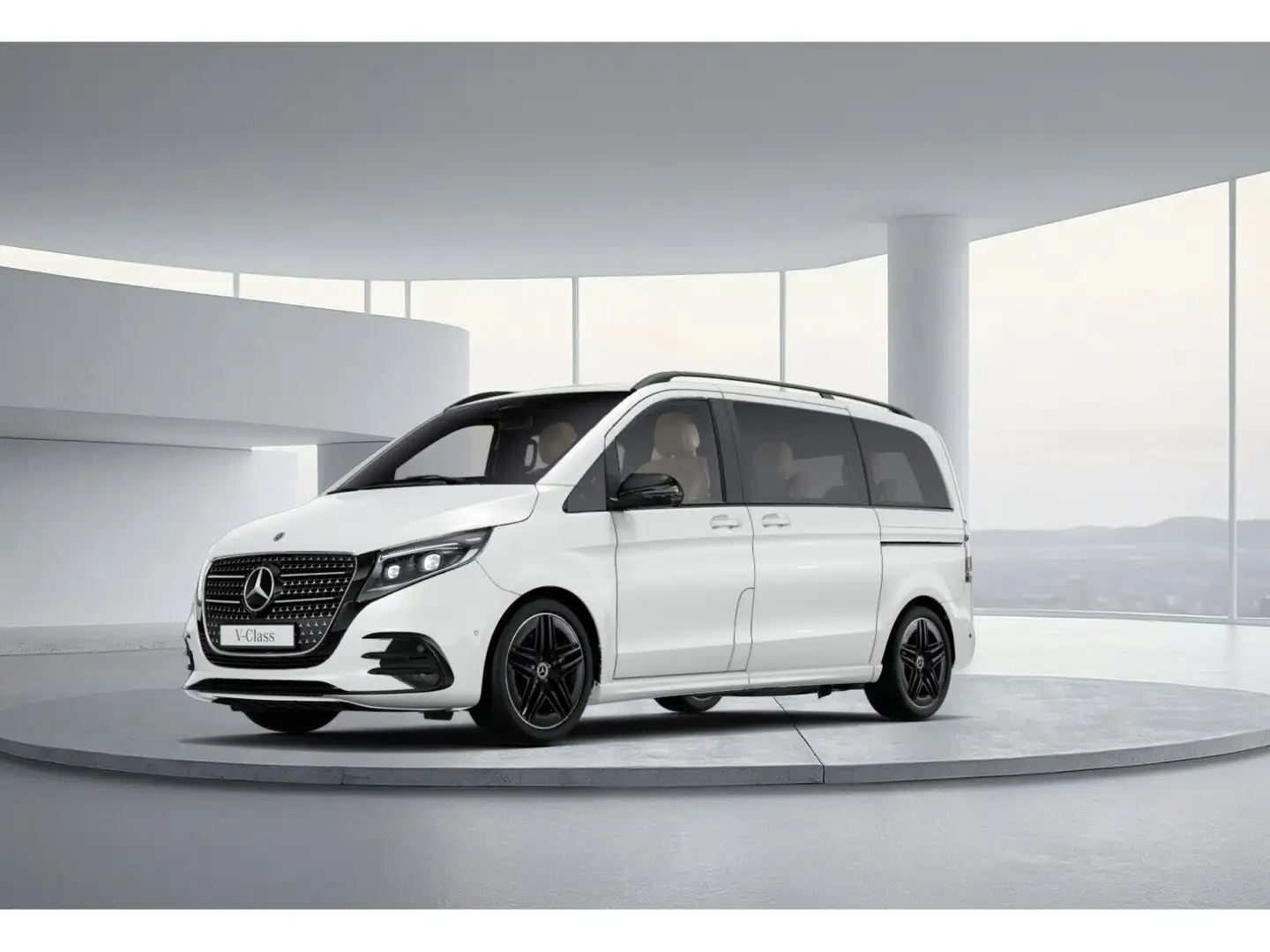 Mercedes-Benz V 300 d 4MATIC AVANTGARDE Kompakt AHK 2,5t 6 Sitze Blanc - 1