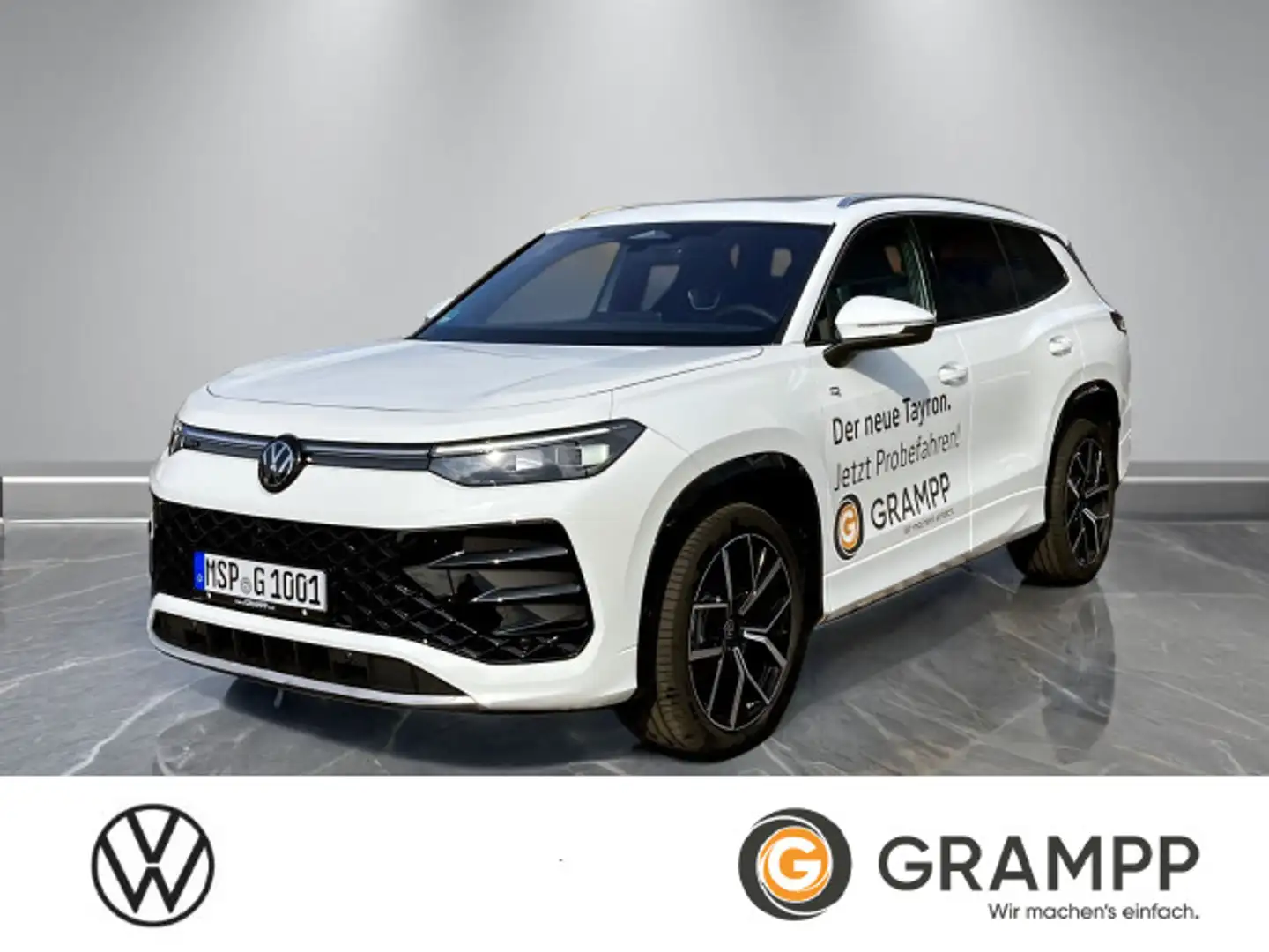 Volkswagen Tayron R-Line 2,0 l TDI SCR 4M AHK+PANO+KAMERA+N Weiß - 1