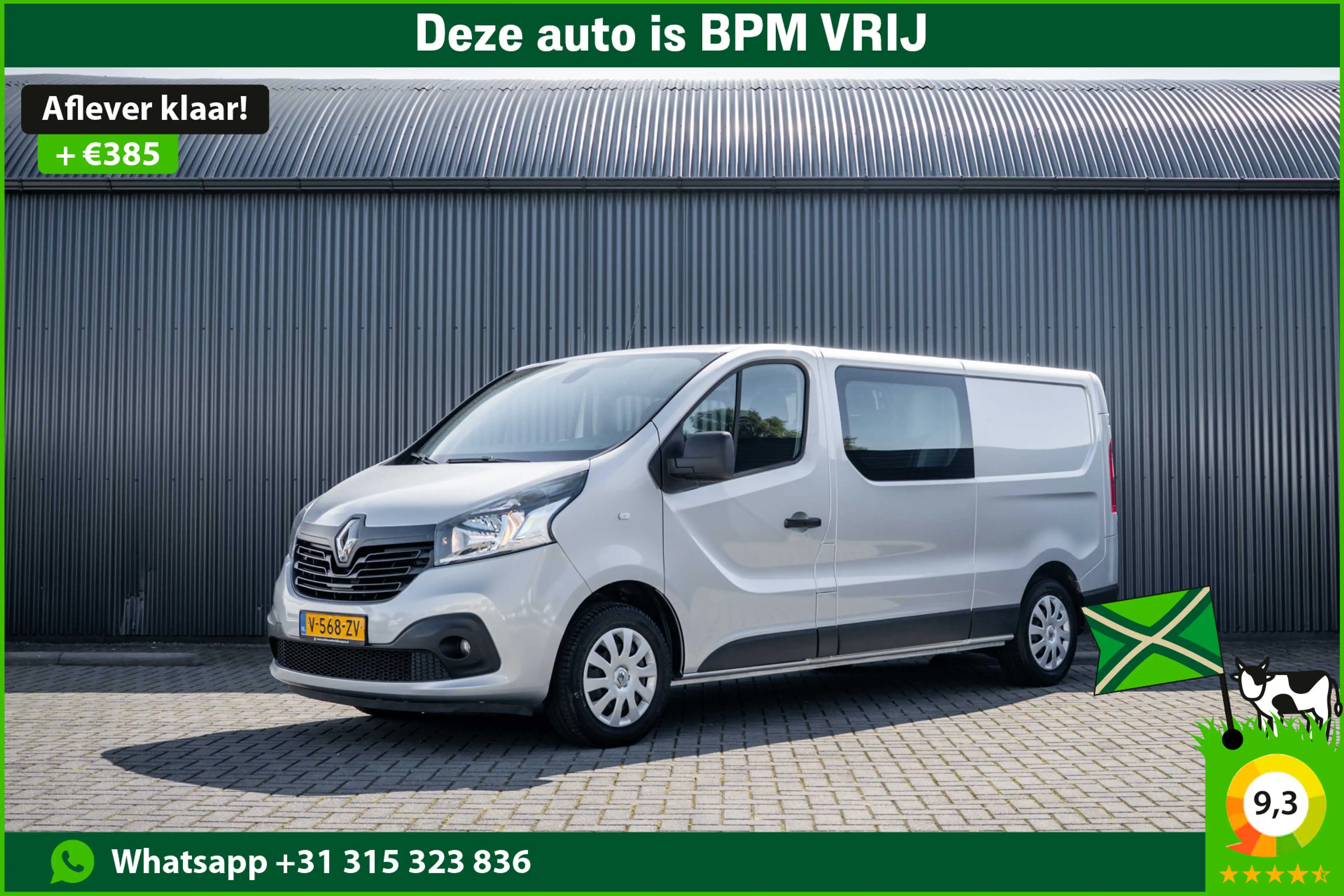 Renault Trafic 1.6 dCi 125PK L2H1 | DC 5-Zits | Camera | Cruise |