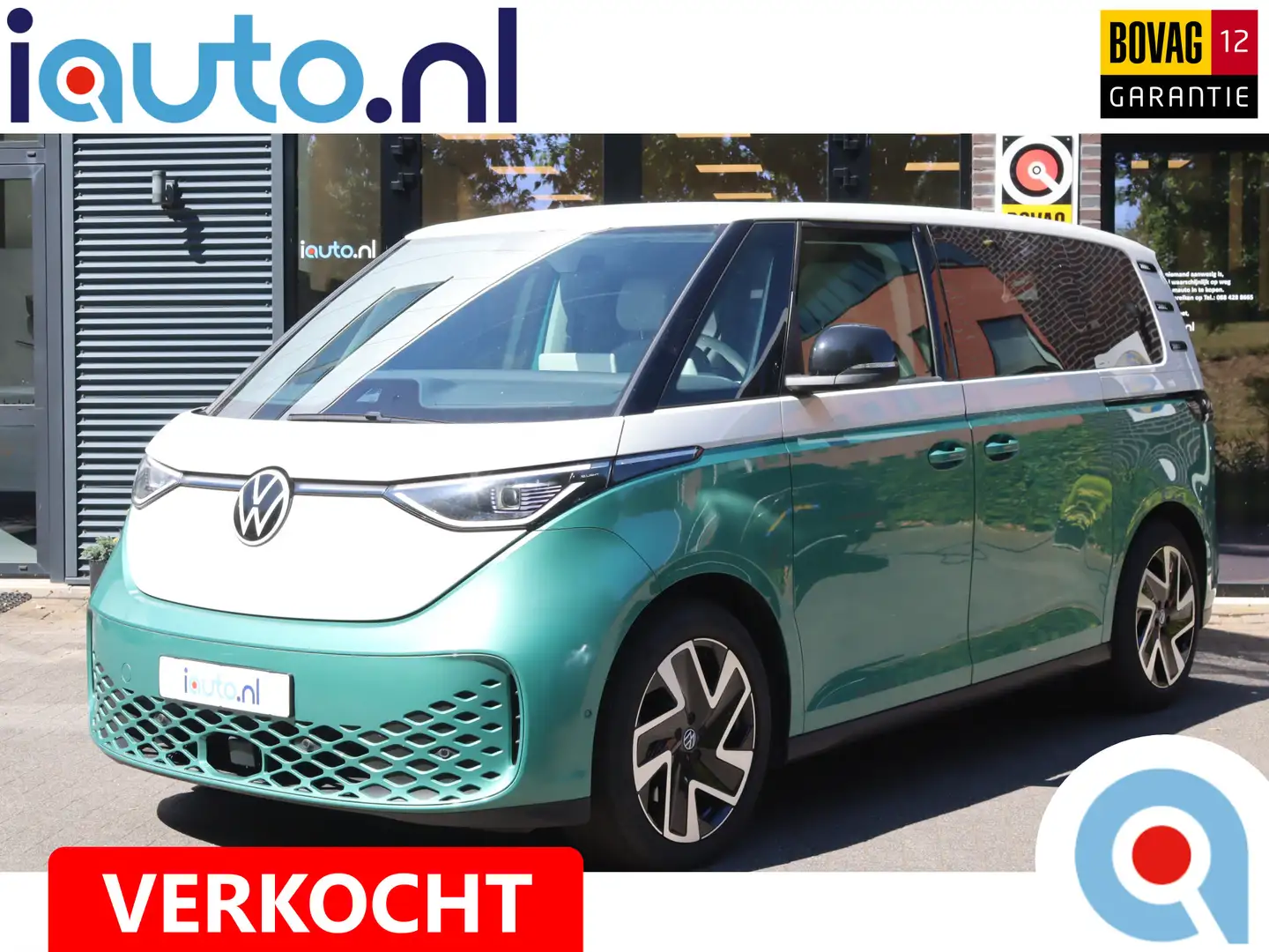 Volkswagen ID. Buzz 77kWh Pro Style IQ.Light/Keyless/Camera/Acc/Elek. Groen - 1