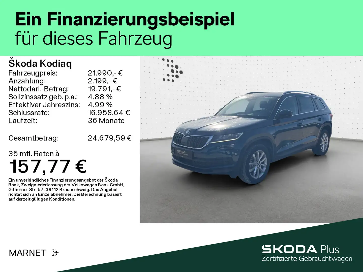 Skoda Kodiaq 2.0 TDI Style 4x4 Navi*StHzg*DCC*Keyless* Blu/Azzurro - 2