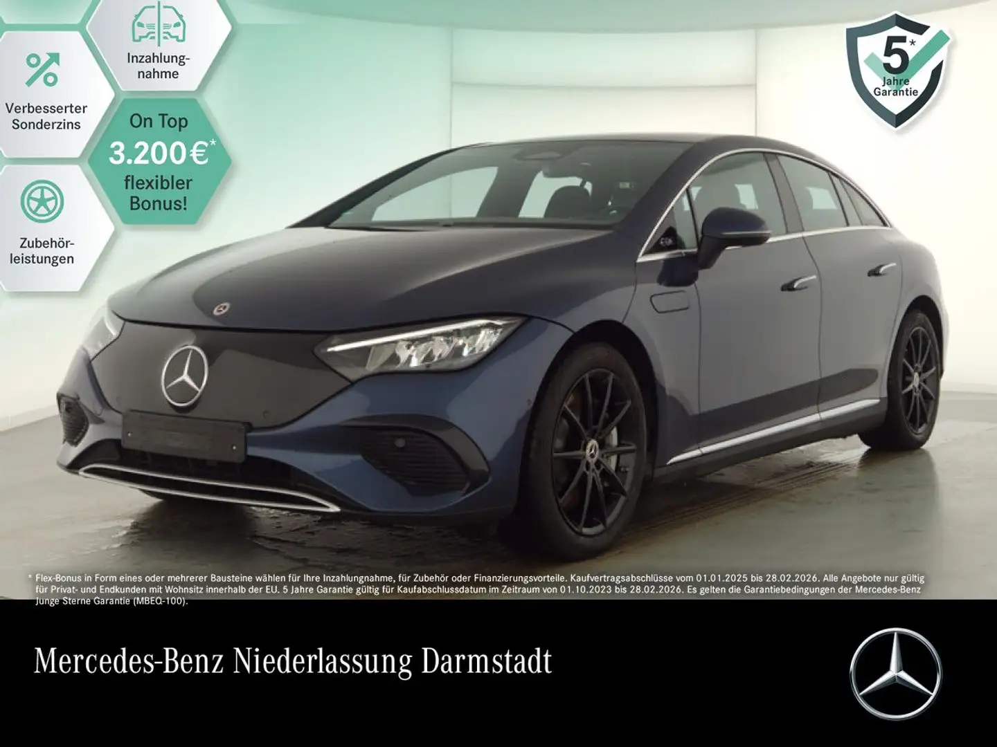 Mercedes-Benz EQE 300 WideScreen LED Kamera Spurhalt-Ass PTS Blue - 1