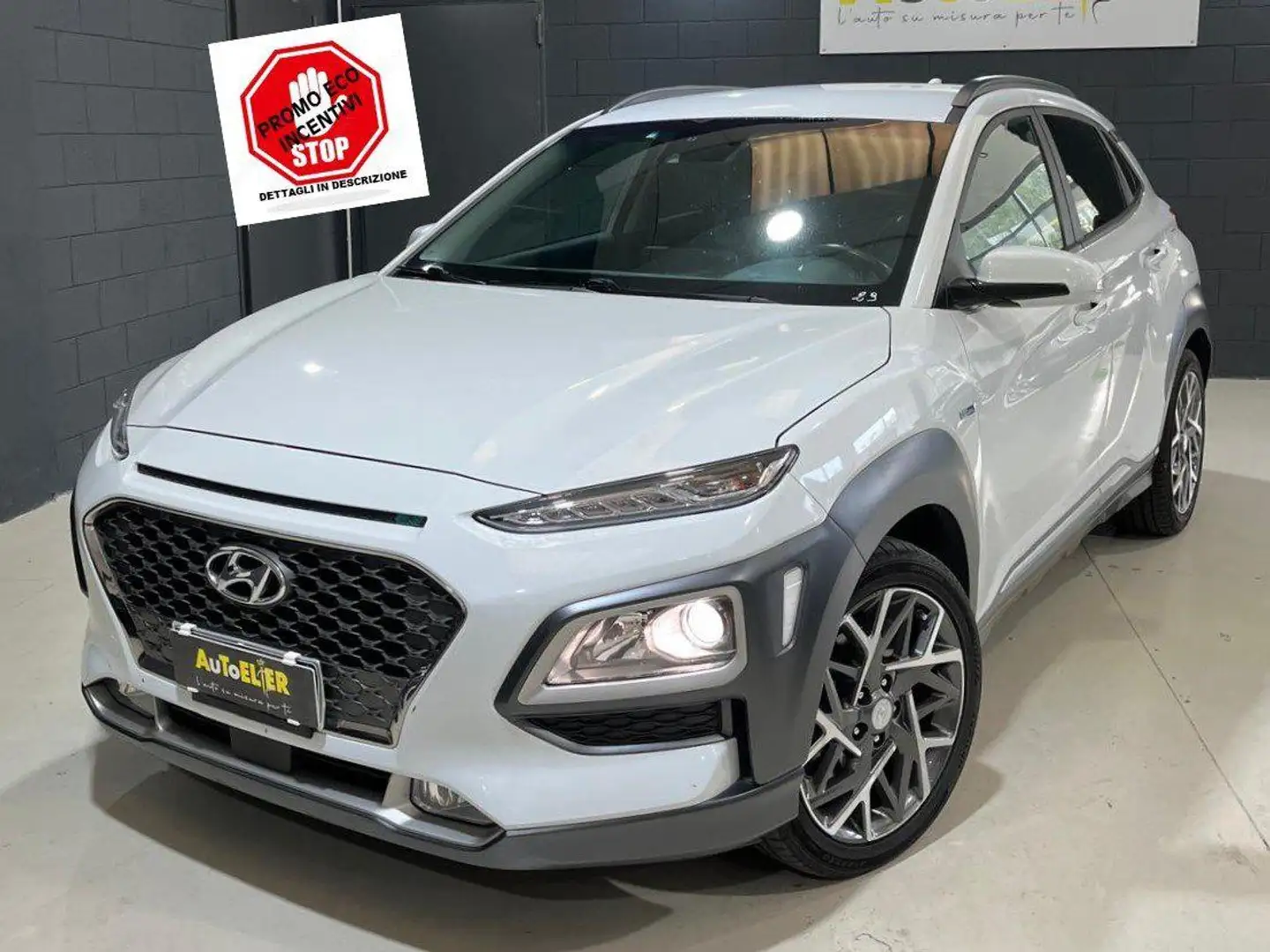 Hyundai KONA Kona I 2017 1.6 hev Xprime 2wd dct Blanco - 1