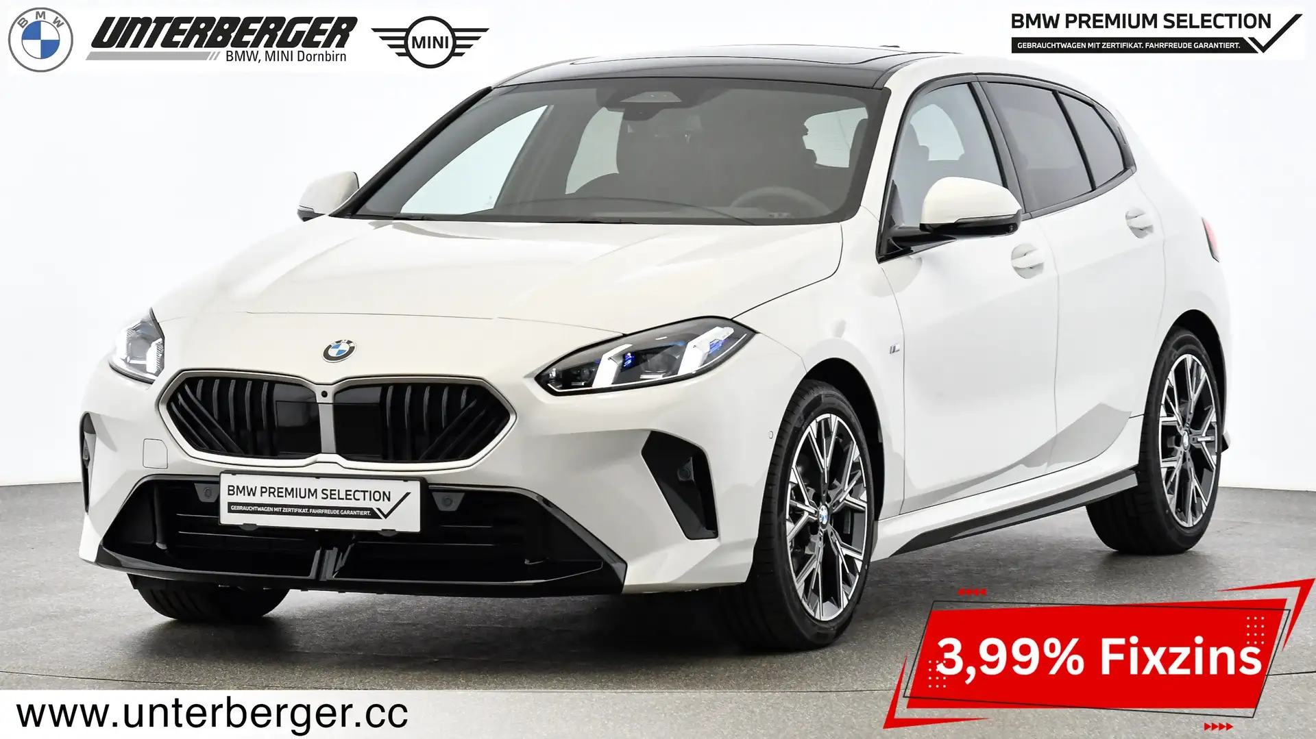 BMW 118 d M Sportpaket // Head-Up // Driving Assistant Plu Weiß - 1