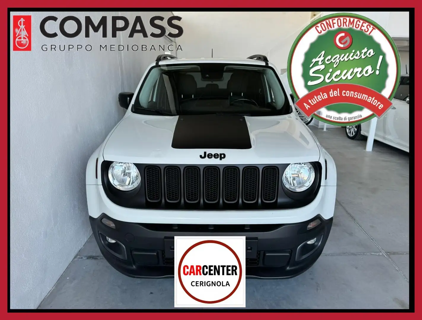Jeep Renegade Renegade 1.6 Mjt 120 CV Limited Blanc - 1
