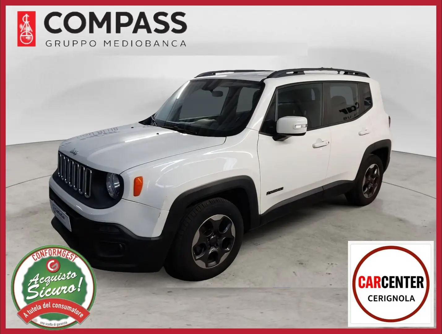 Jeep Renegade Renegade 1.6 Mjt 120 CV Limited Blanco - 1