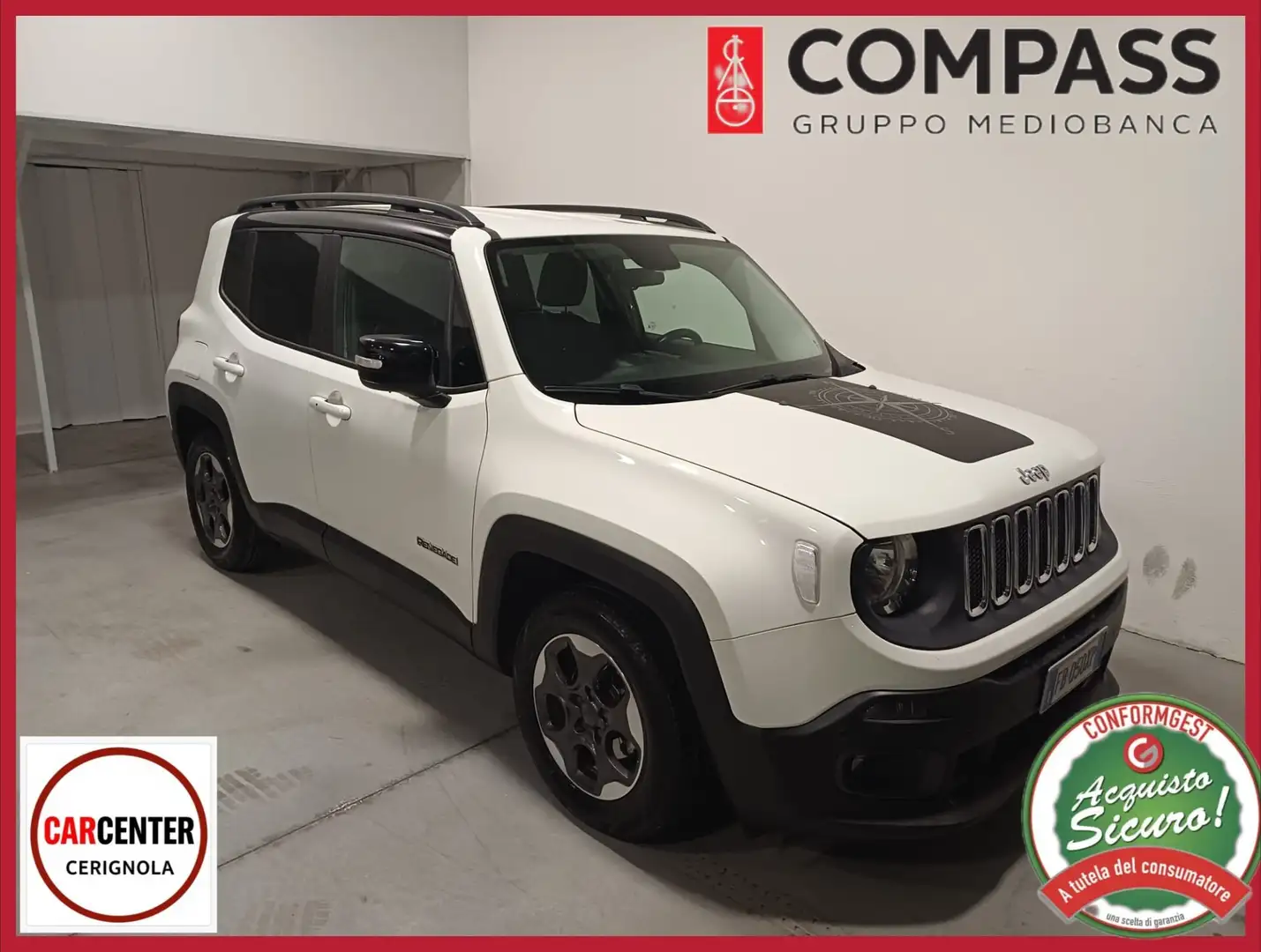 Jeep Renegade Renegade 1.6 Mjt 120 CV Limited Fehér - 1