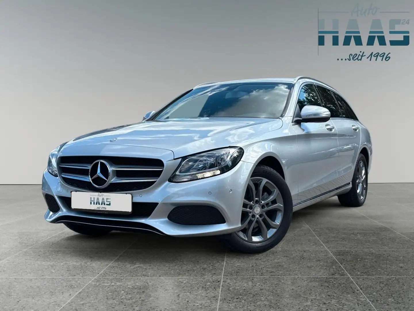 Mercedes-Benz C 180 C -Klasse T-Modell AHK Sitzhei. Navi Tempo Silber - 1