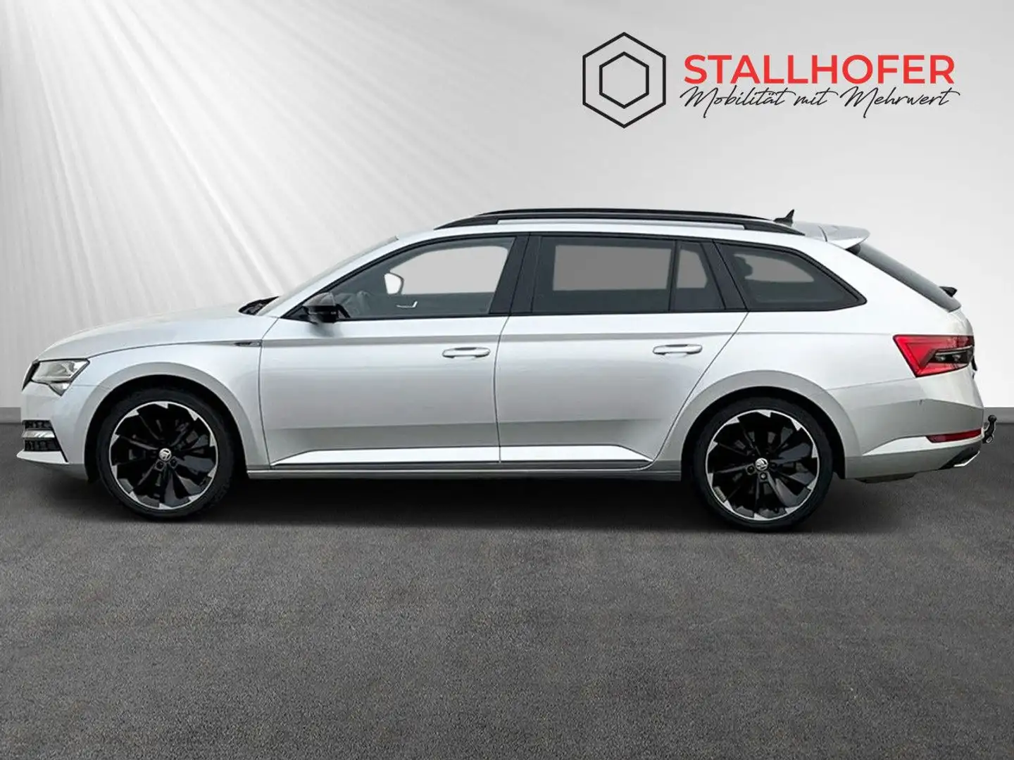 Skoda Superb Combi 4x4 belüft.LEDER AHK DCC CANTON VC Silber - 2