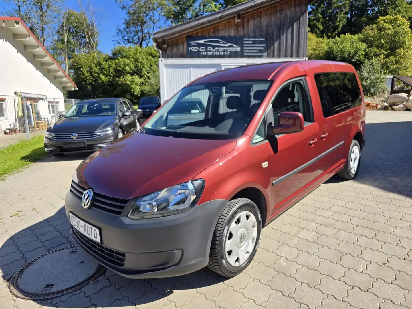 Volkswagen Caddy Kombi Maxi Trendline 7-Sitzer/AHK Rouge - 1