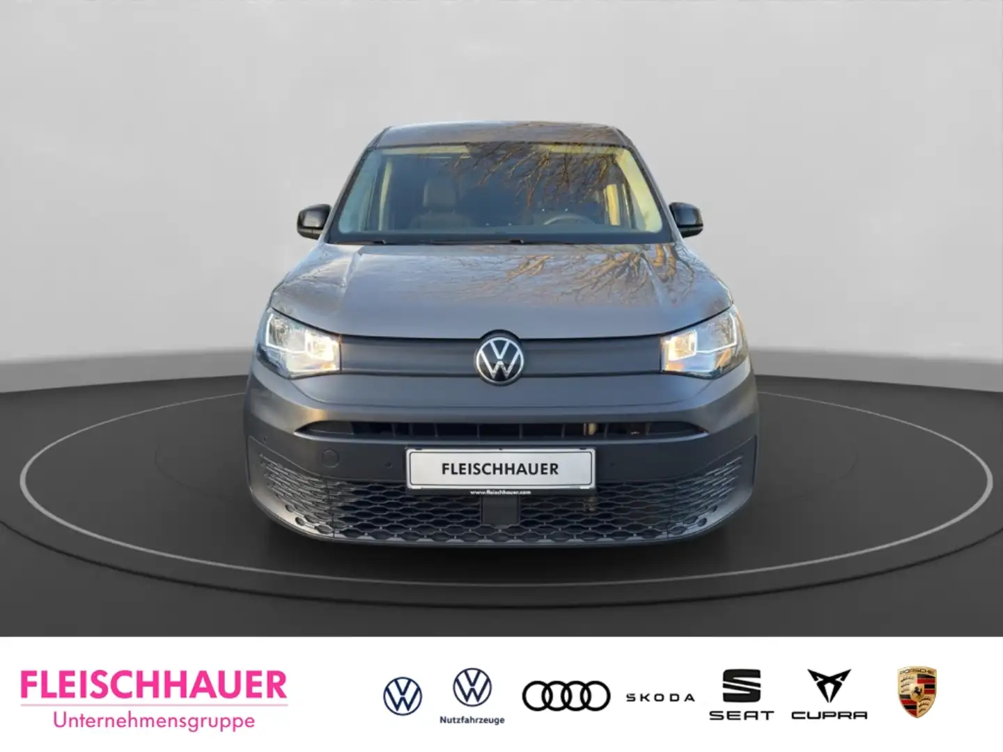 Volkswagen Caddy Cargo 2.0 TDI Navi DAB Ausparkassistent Spurwechse Grau - 2