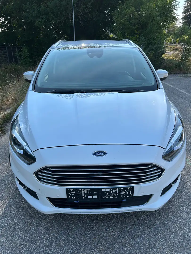 Ford S-Max 2.0 EcoBlue 4x4 Titanium | 5-Sitzer | ACC | AHK Weiß - 2