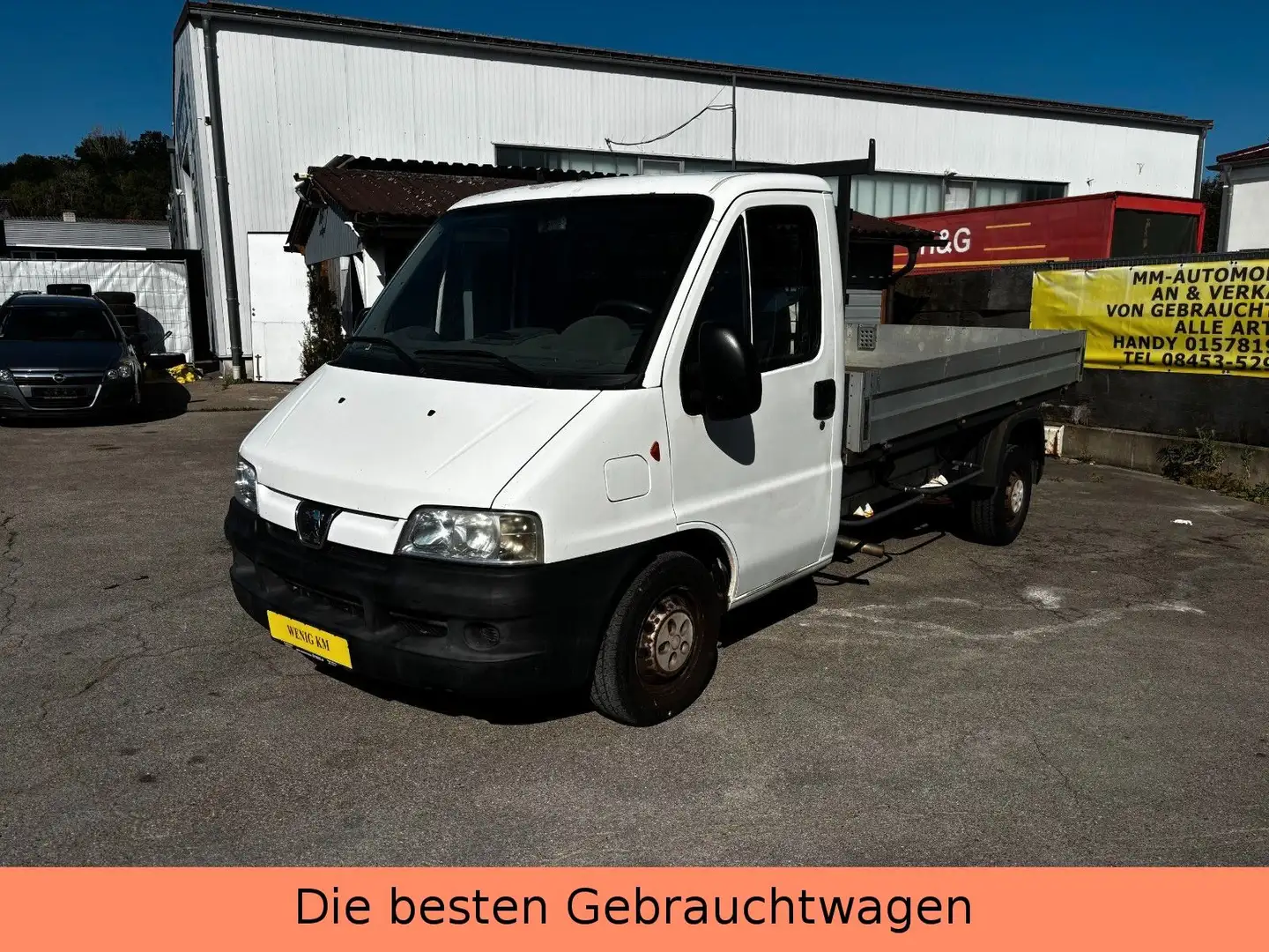 Peugeot Boxer TD-WENIG KM-TÜV-BRITSCHE-TOP ZUSTAND Weiß - 1