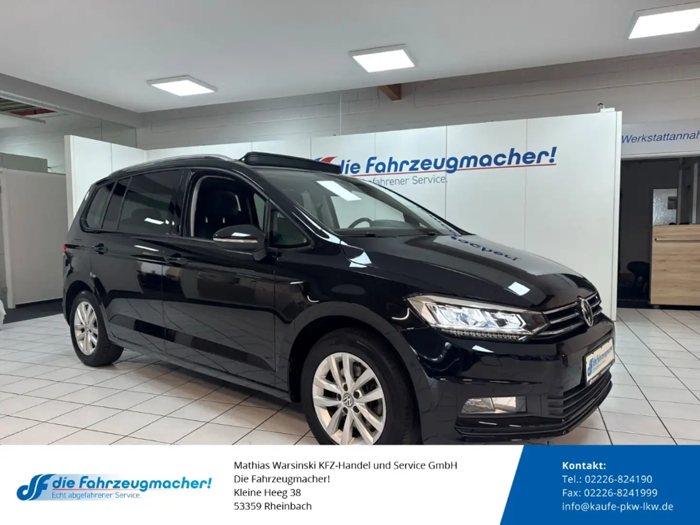 Volkswagen Touran Comfortline TDi  DSGPano LED Navi Massages Schwarz - 1