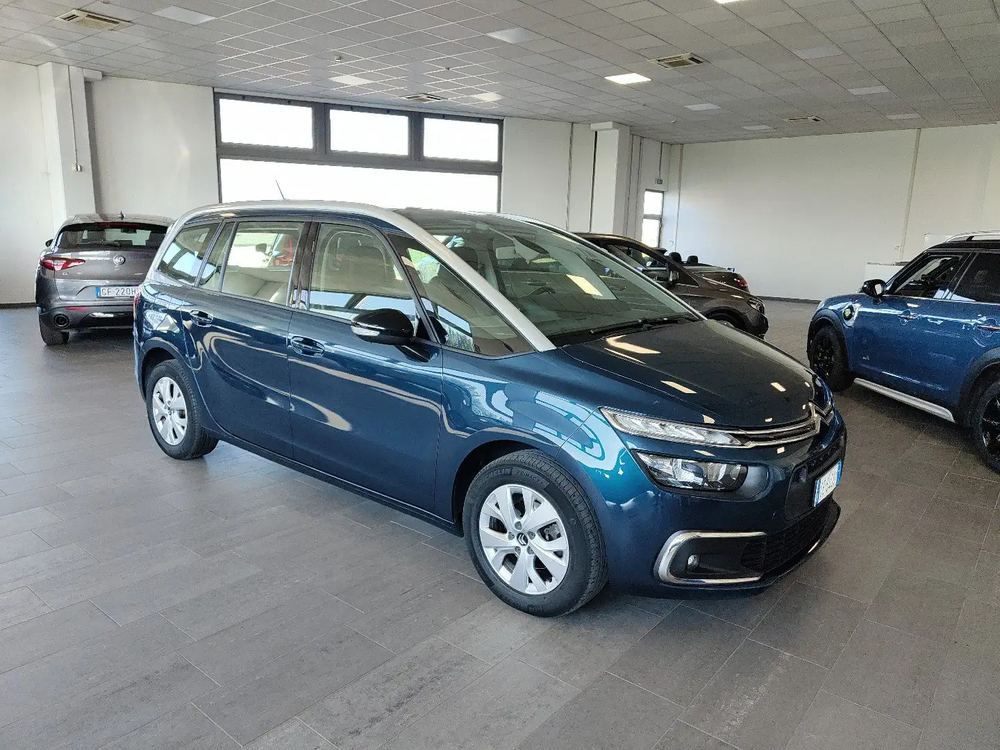 Citroen Grand C4 SpaceTourer BlueHDi 130 S&S EAT8 Feel Cruise Navi 7 Posti Blu/Azzurro - 2