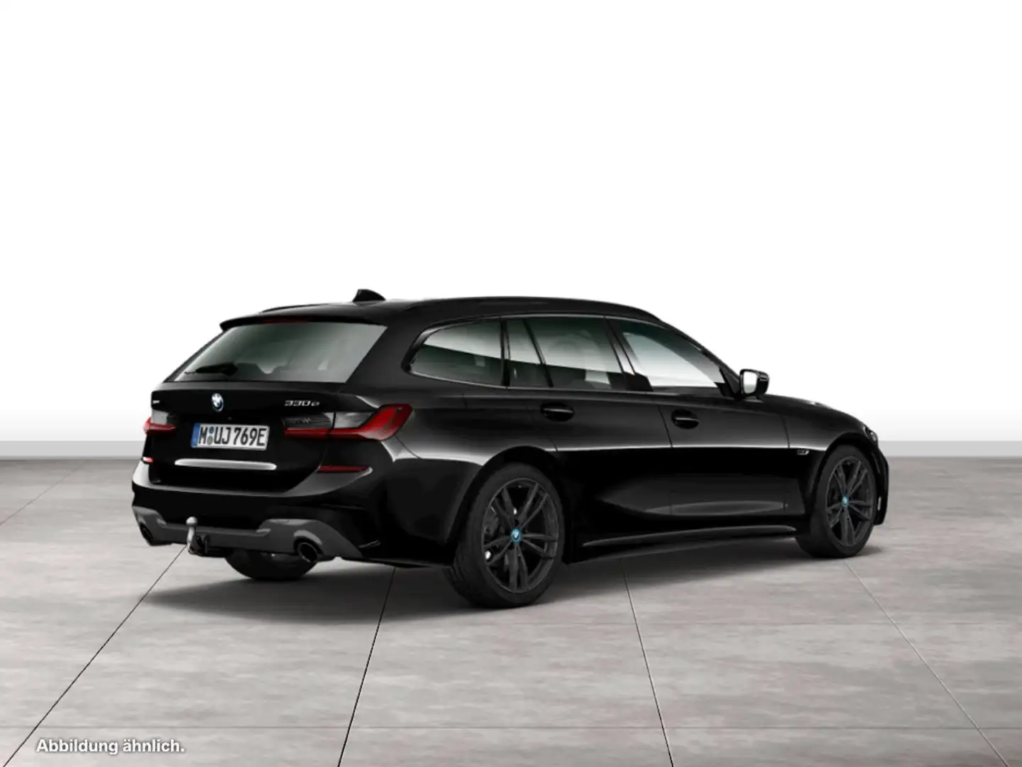 BMW 330 e xDrive Touring M Sport Noir - 2