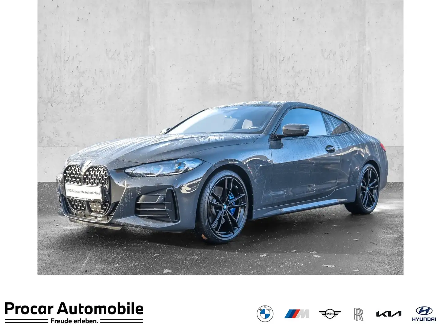 BMW 440 M440d xDrive Coupé HUD ACC RFK NAVI Standh. LED Gris - 1