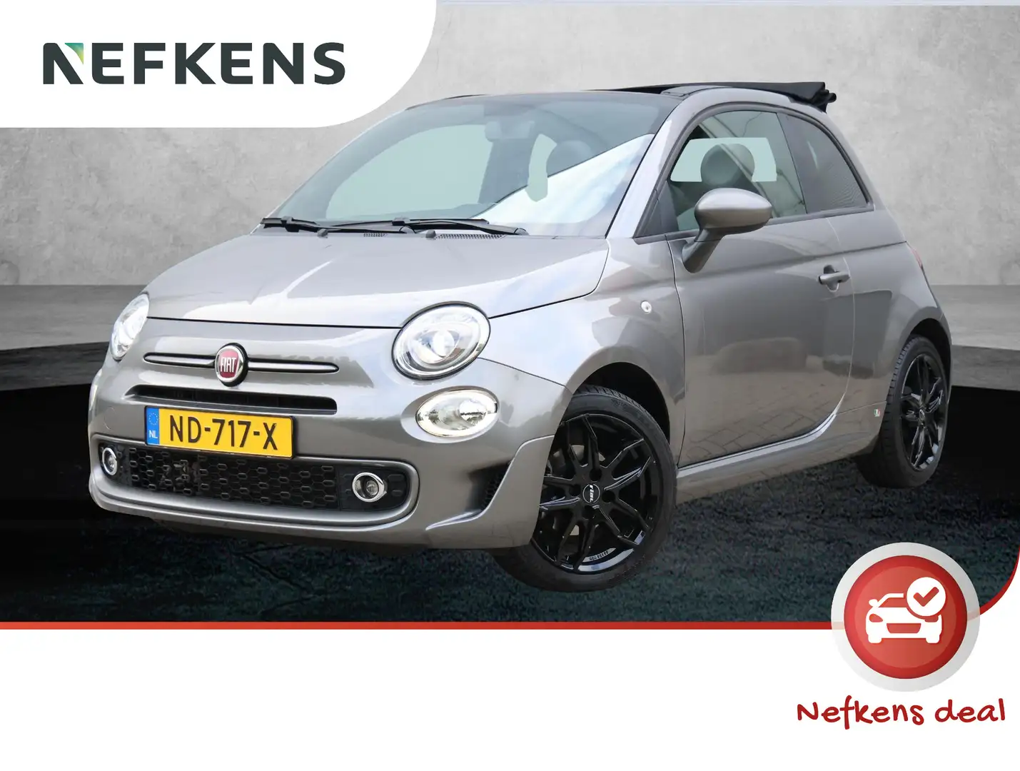 Fiat 500C 0.9 TwinAir Turbo Sport | Navigatie | Bluetooth | Gris - 1