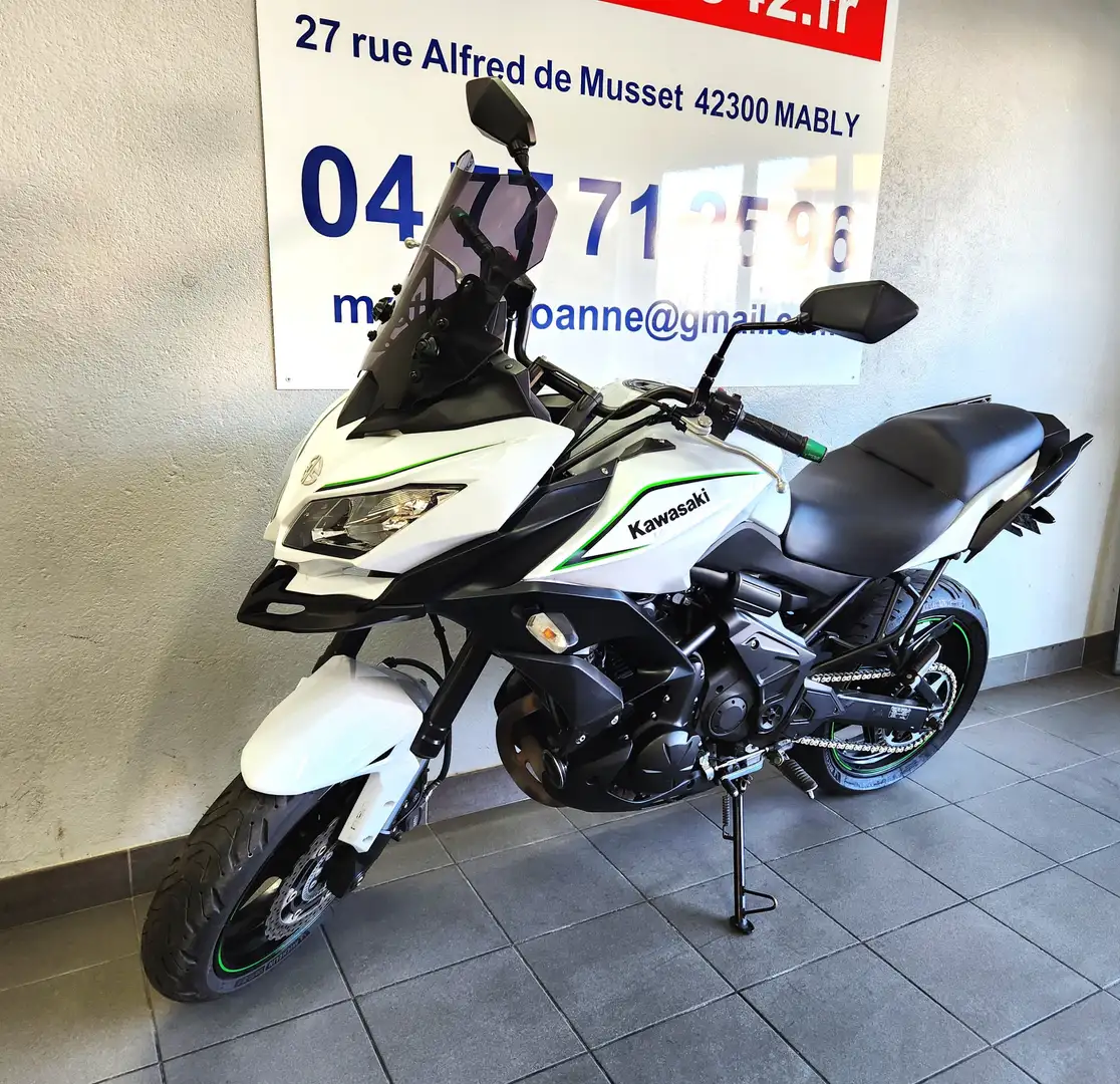 Kawasaki Versys 650 Blanc - 2