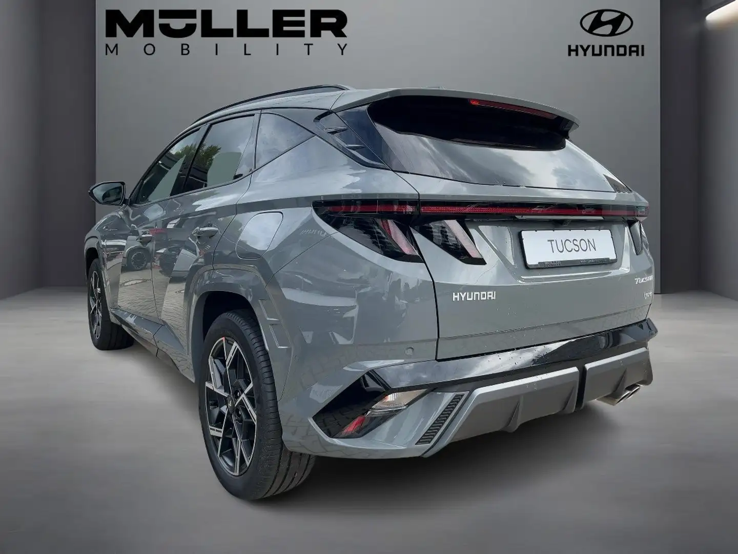 Hyundai TUCSON 1.6 T-GDI N Line HUD|TWA|CarPlay|Pano Gris - 2