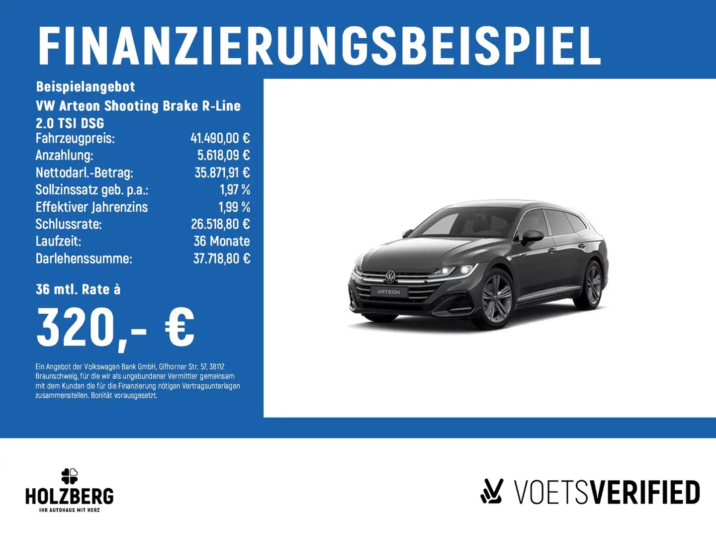 Volkswagen Arteon Shooting Brake R-Line 2.0 TSI DSG AHK Gris - 2