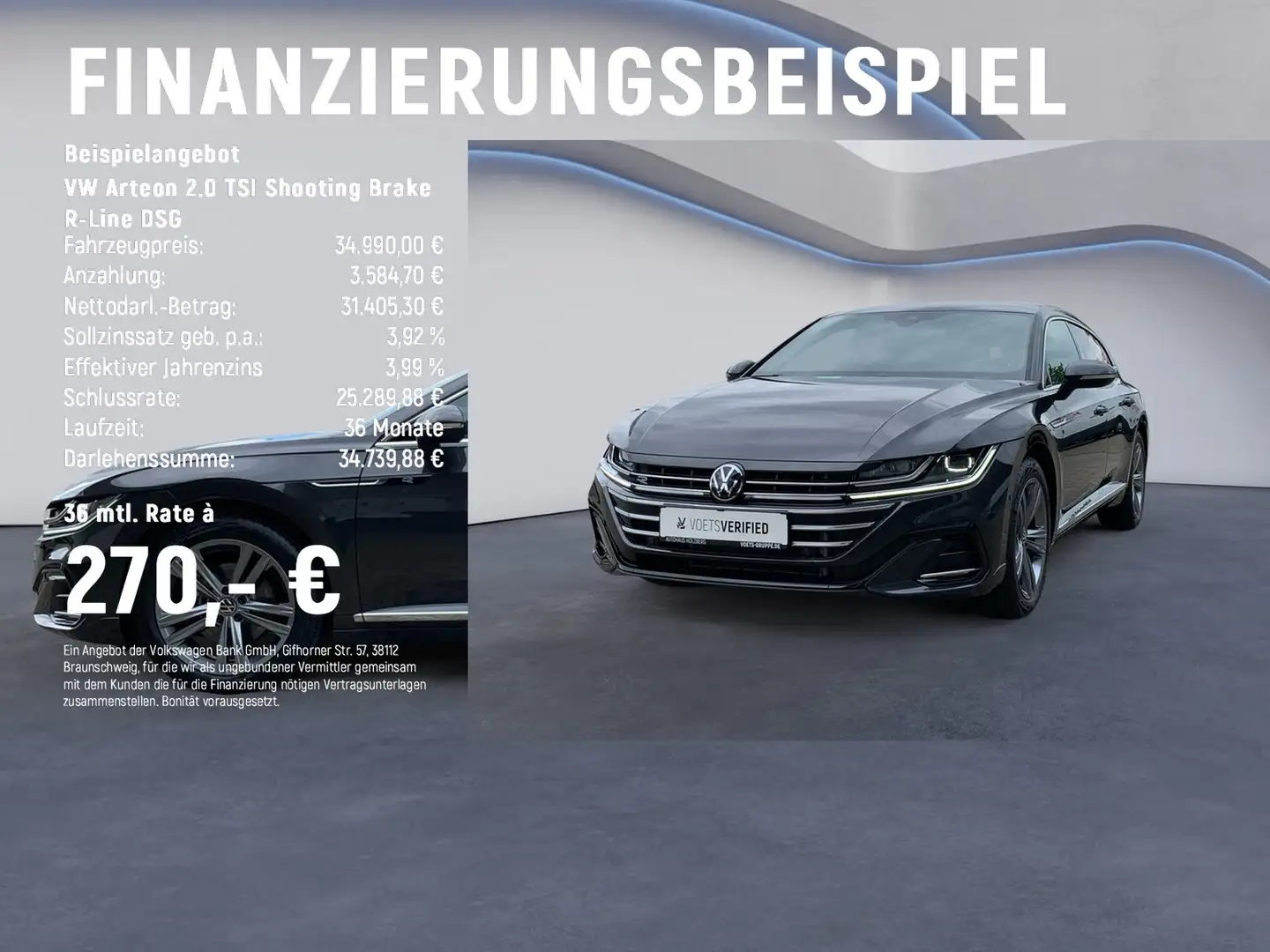 Volkswagen Arteon 2.0 TSI Shooting Brake R-Line DSG AHK Grau - 2