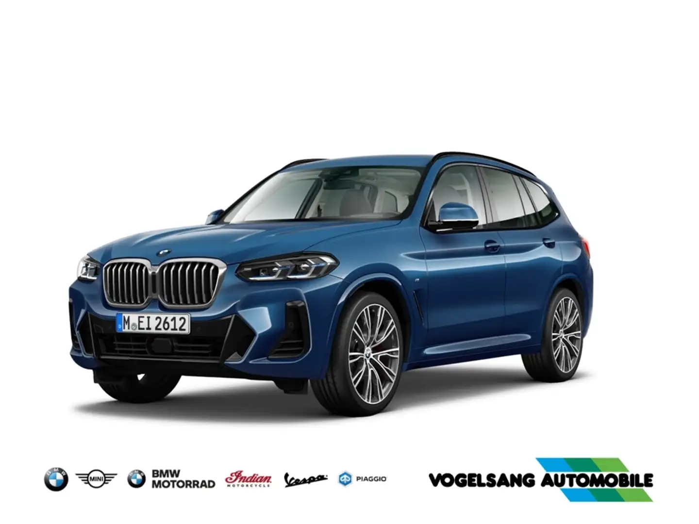 BMW X3 xDrive20d,M Sport,Laserlicht,HeadUp,RFK,H&KSound Blau - 1