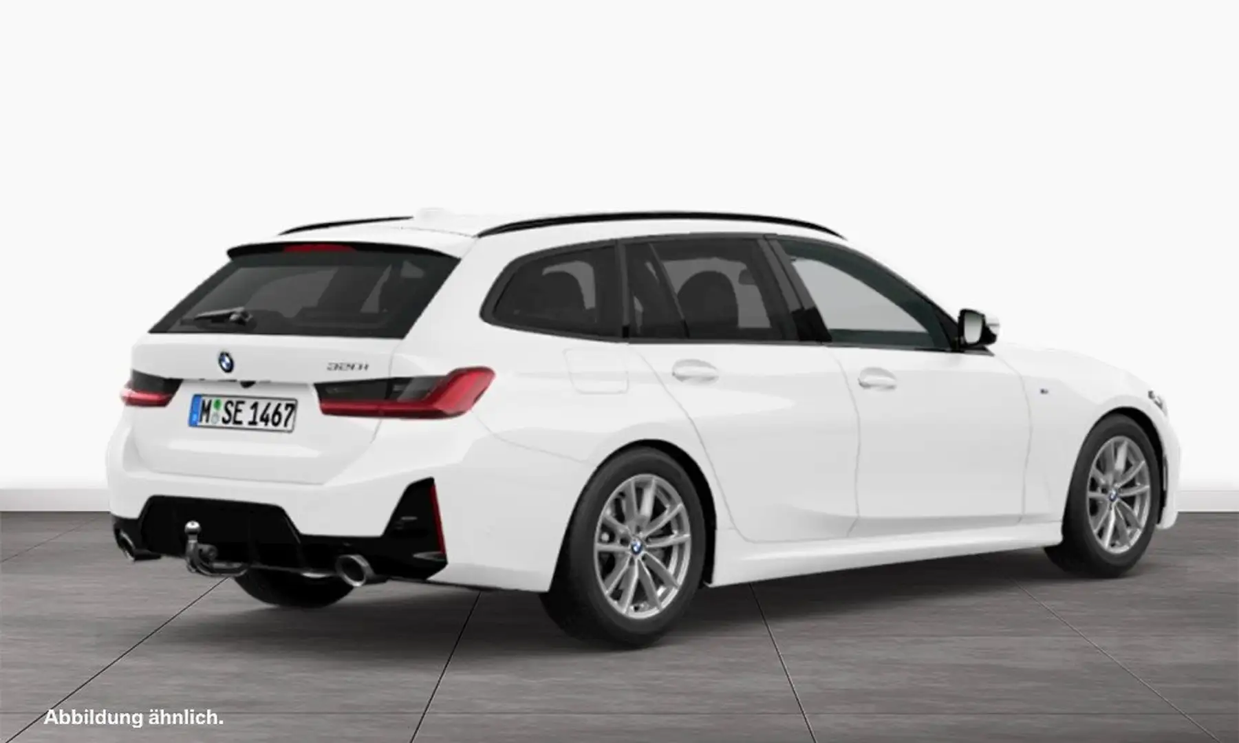 BMW 320 i Touring*306€netto/mtl*M Sportpaket*AHK*HiFi*Head Weiß - 2