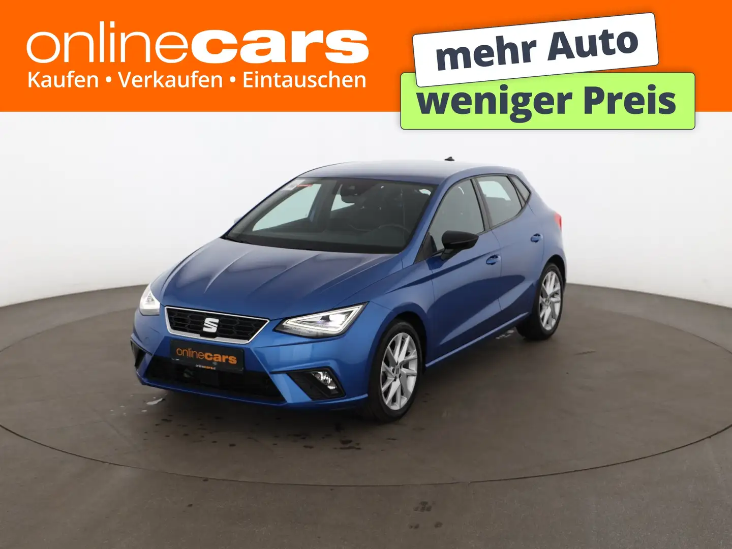 SEAT Ibiza 1.0 TSI FR LED DIGITAL-TACHO NAVI SITZHZG Blau - 1