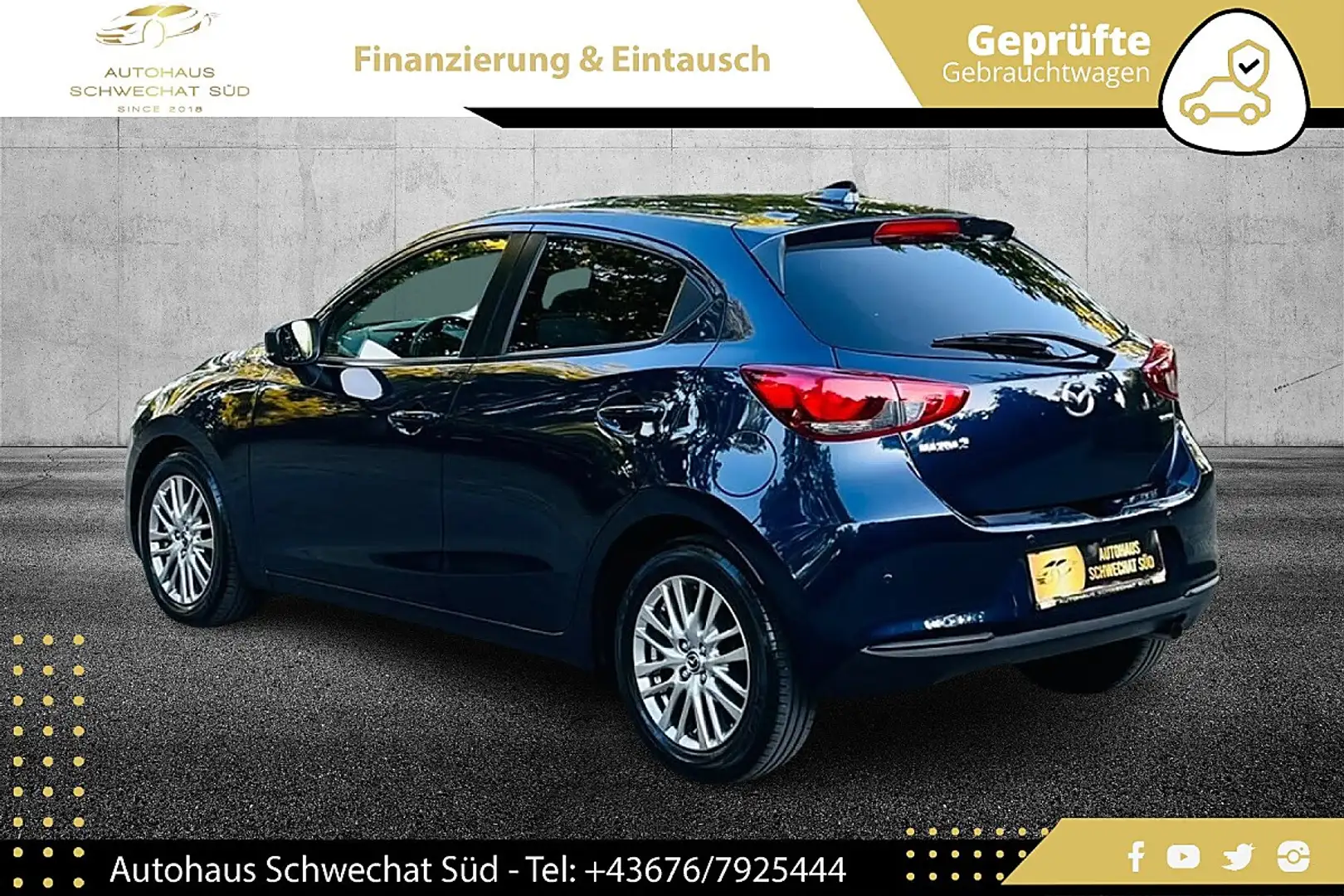 Mazda 2 Mazda2 G90 Takumi // 1.BESITZ // NUR 34.000 KM // Blau - 2
