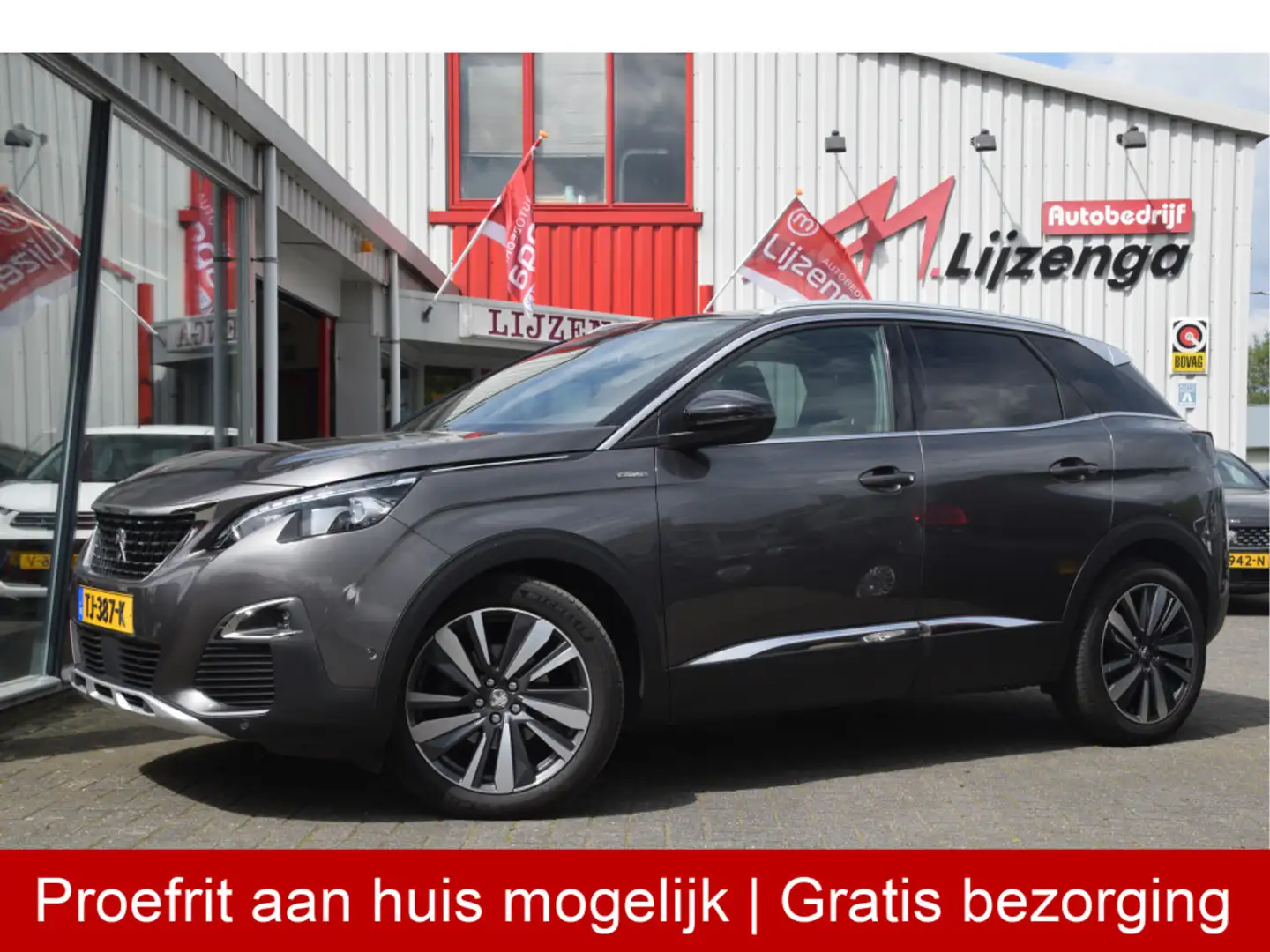 Peugeot 3008 1.2 PureTech GT Line Revisiemotor | 19 inch | LED Grijs - 1