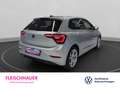 Volkswagen Polo VI Style 1.0 TSI DSG+Matrix+Navi+17''+ACC+App-conn Argent - thumbnail 6