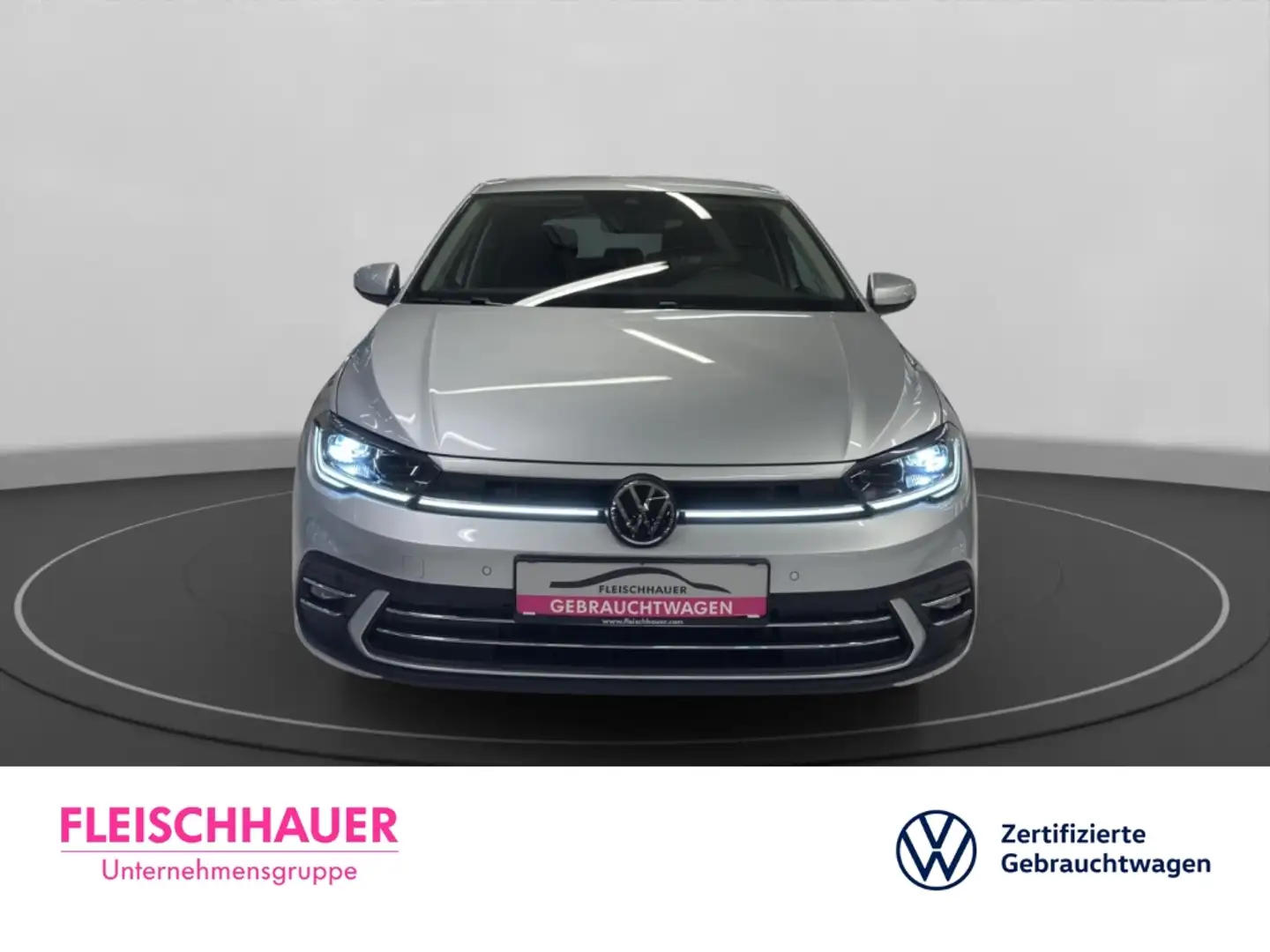 Volkswagen Polo VI Style 1.0 TSI DSG+Matrix+Navi+17''+ACC+App-conn Argent - 2