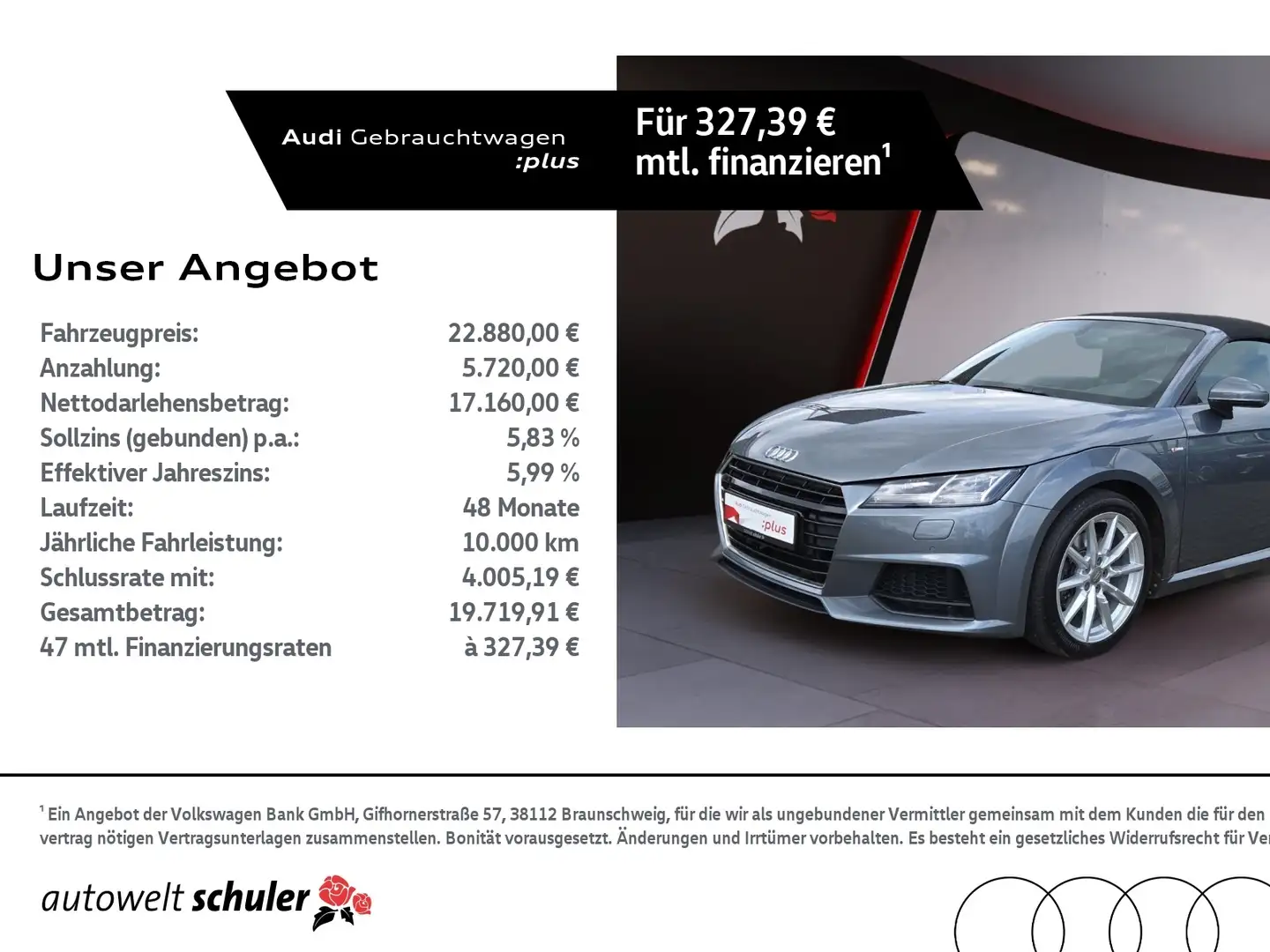 Audi TT Roadster 1.8 TFSI S-tronic Navi LED Sitzheizung Grijs - 1
