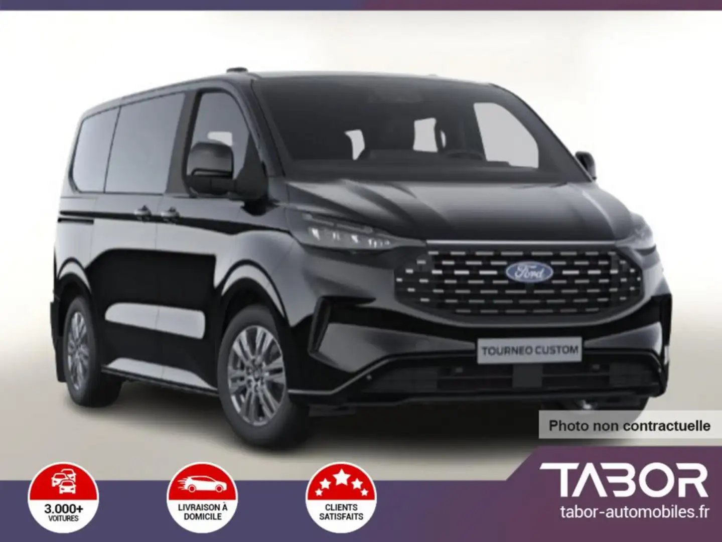 Ford Tourneo Custom 2.0 TDCi 136 Aut Tit 320 L1 Černá - 1