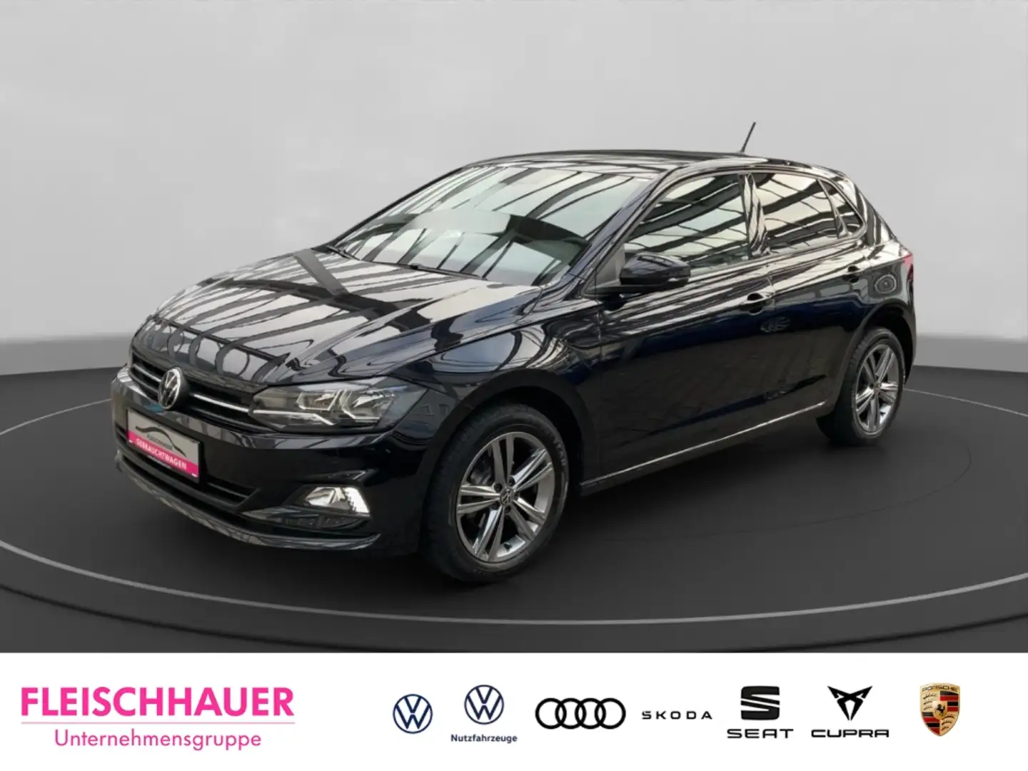 Volkswagen Polo VI 1.0 TSI Comfortline Digitales Cockpit Apple Car Schwarz - 1